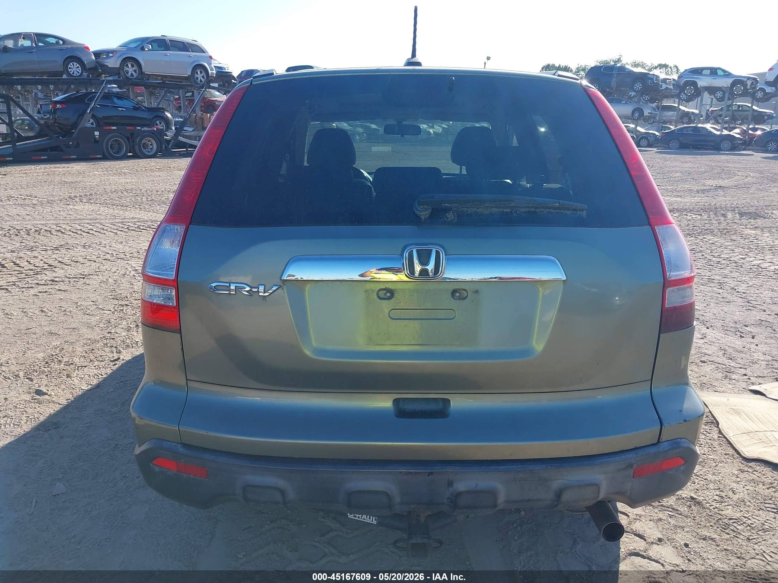 2007 Honda Cr-v Ex-l Зеленый vin: JHLRE38747C075064
