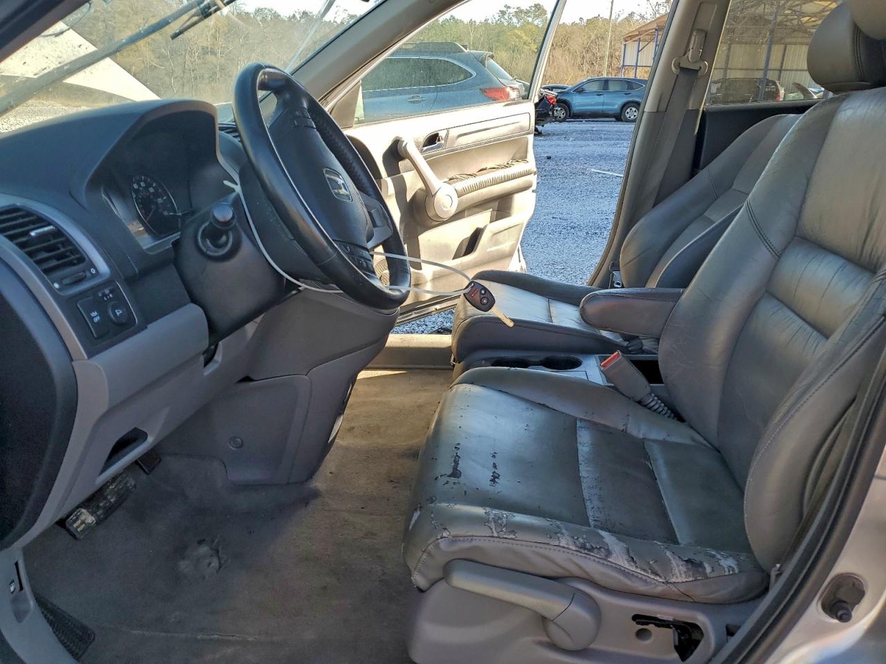 2007 Honda Cr-v Exl Silver vin: JHLRE38747C077901