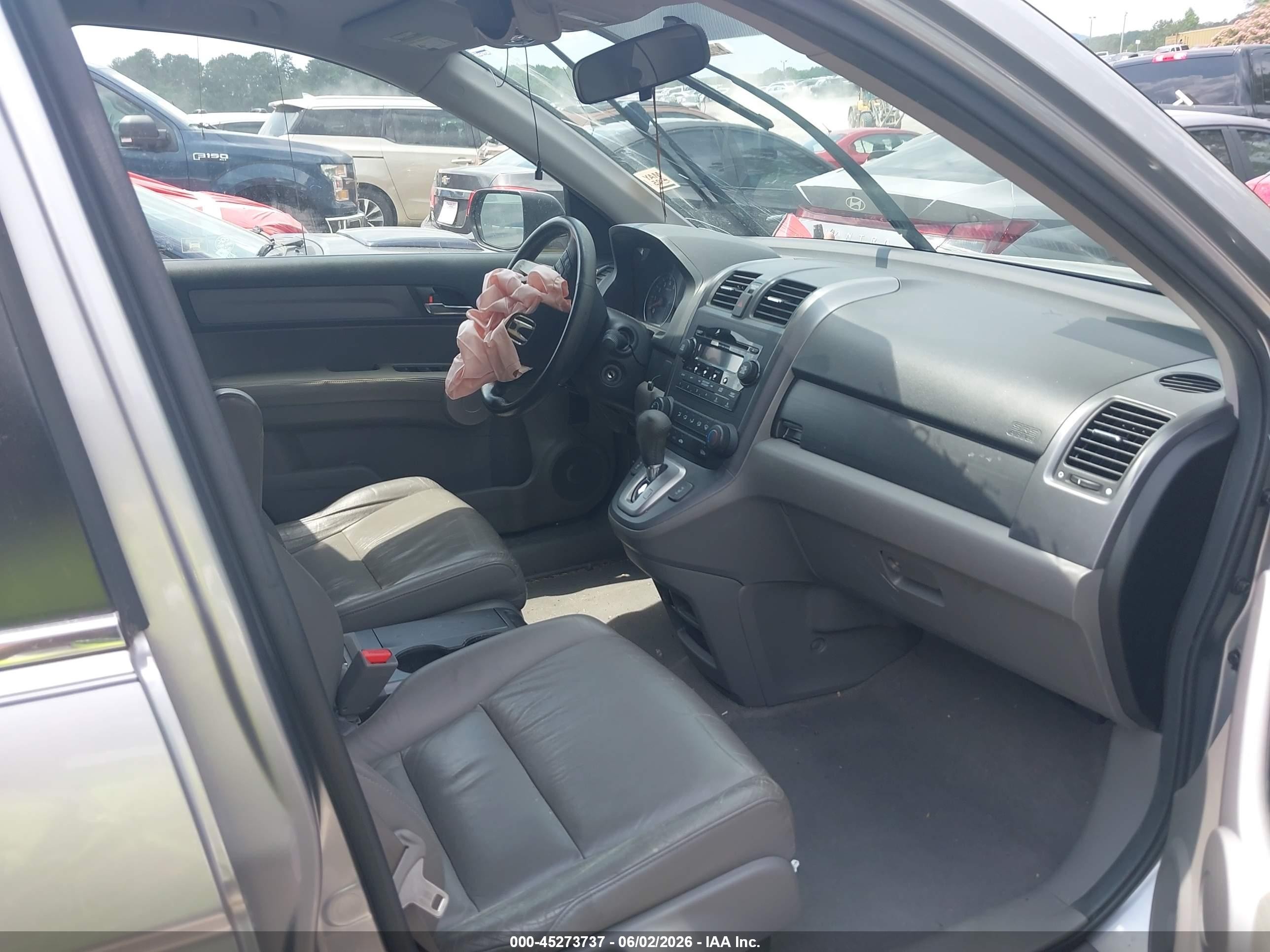 2007 Honda Cr-v Ex-l Silver vin: JHLRE38747C083343