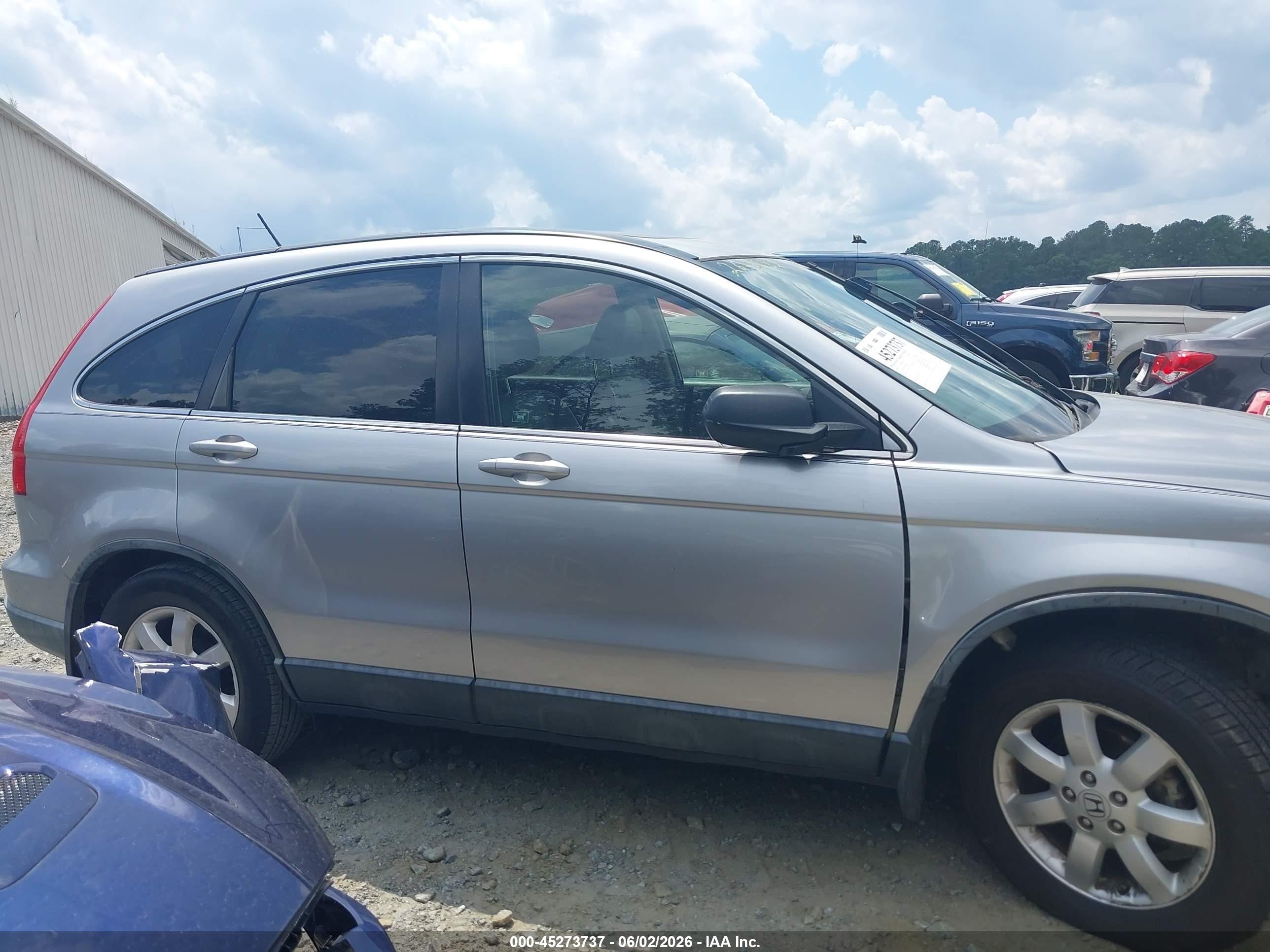 2007 Honda Cr-v Ex-l Silver vin: JHLRE38747C083343