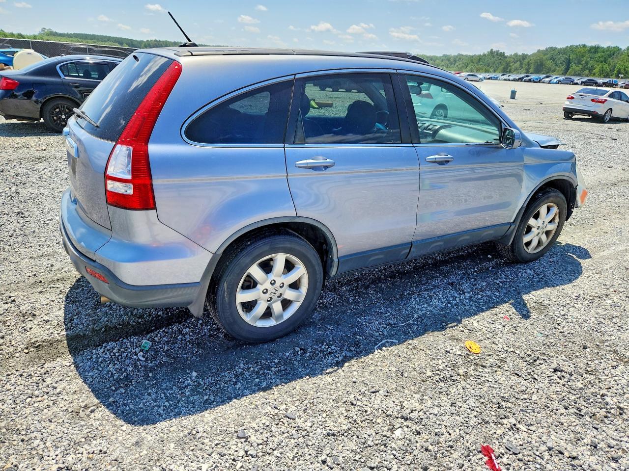 2008 Honda Cr-v Exl Blue vin: JHLRE38748C017814
