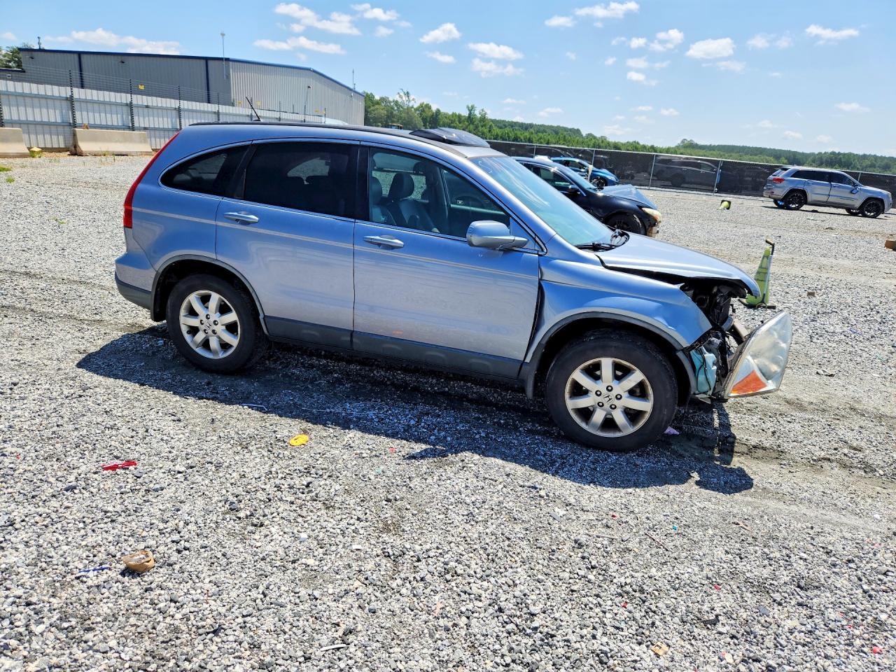 2008 Honda Cr-v Exl Blue vin: JHLRE38748C017814