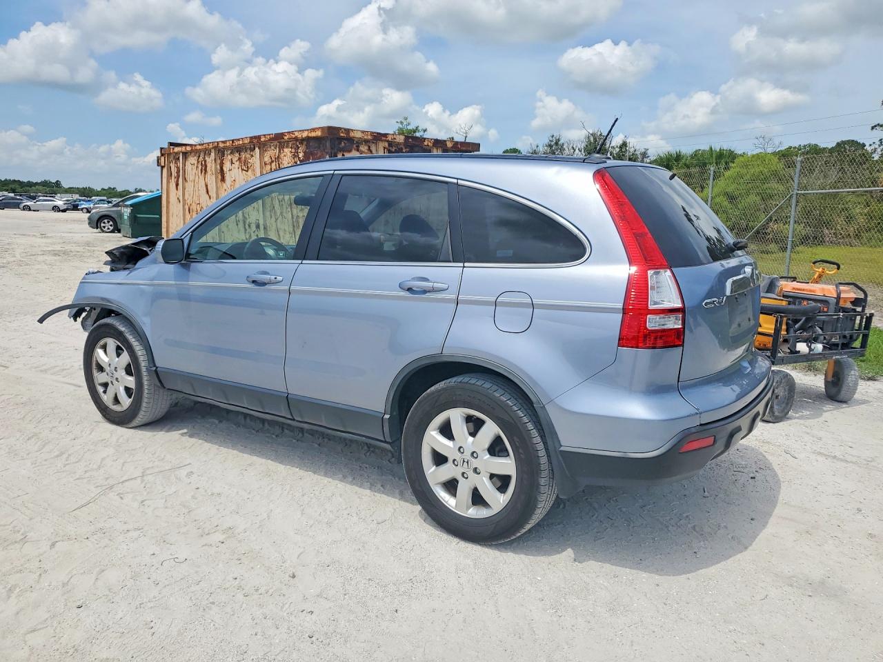 2008 Honda Cr-v Exl Blue vin: JHLRE38748C019823