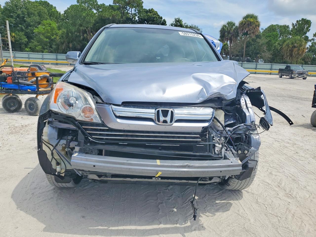 2008 Honda Cr-v Exl Blue vin: JHLRE38748C019823