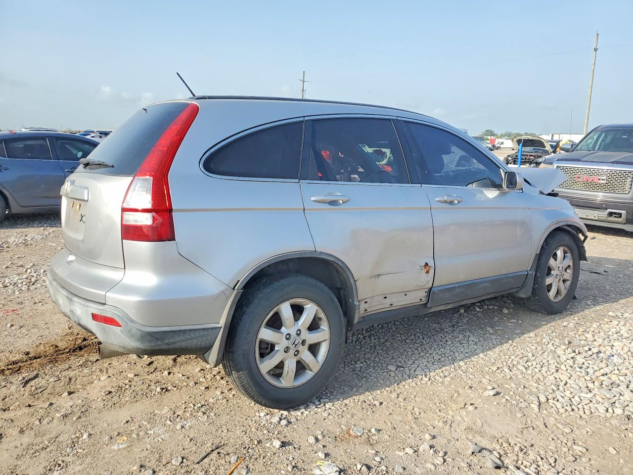 2008 Honda Cr-v Exl Silver vin: JHLRE38748C026223