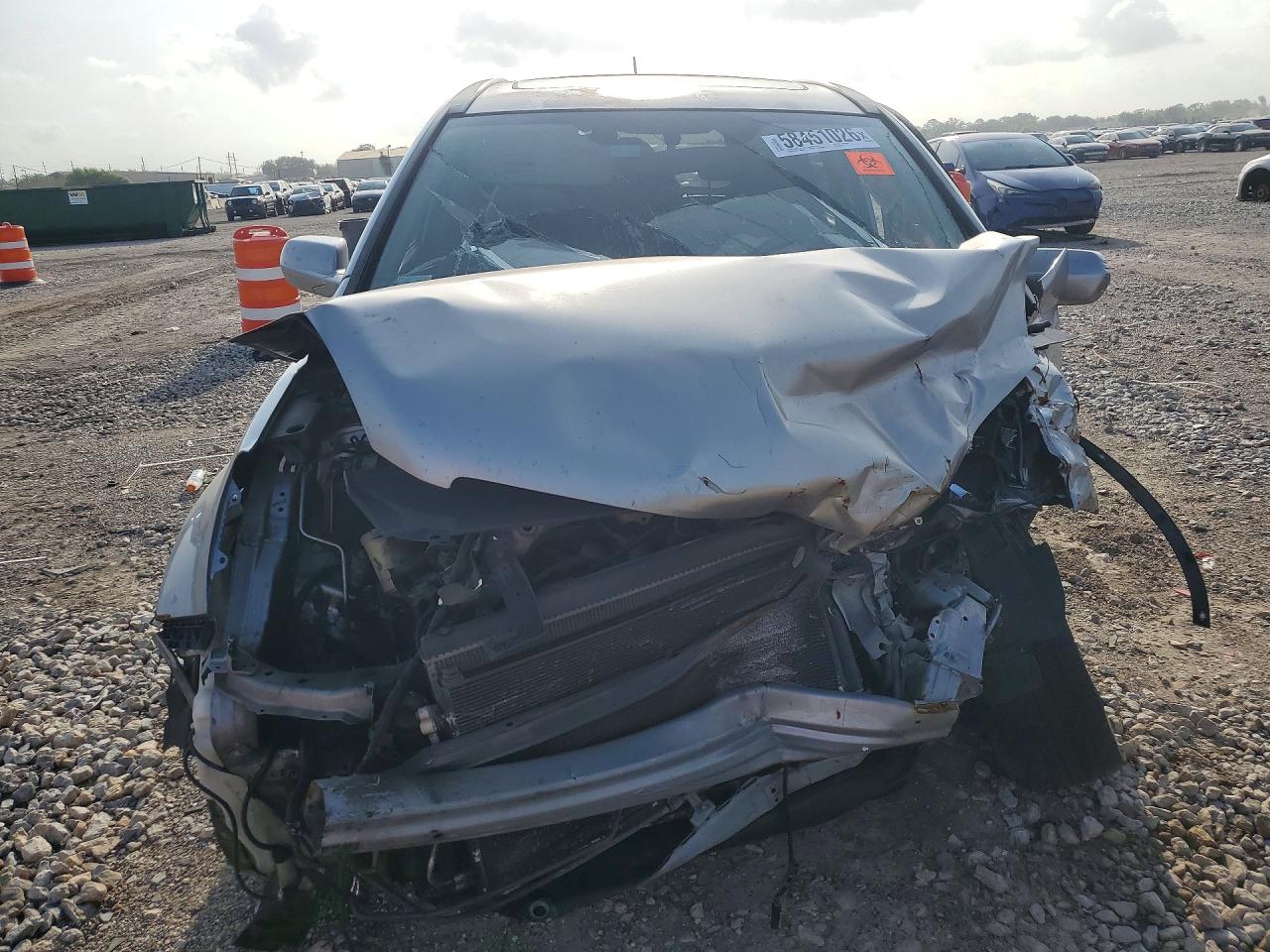 2008 Honda Cr-v Exl Silver vin: JHLRE38748C026223