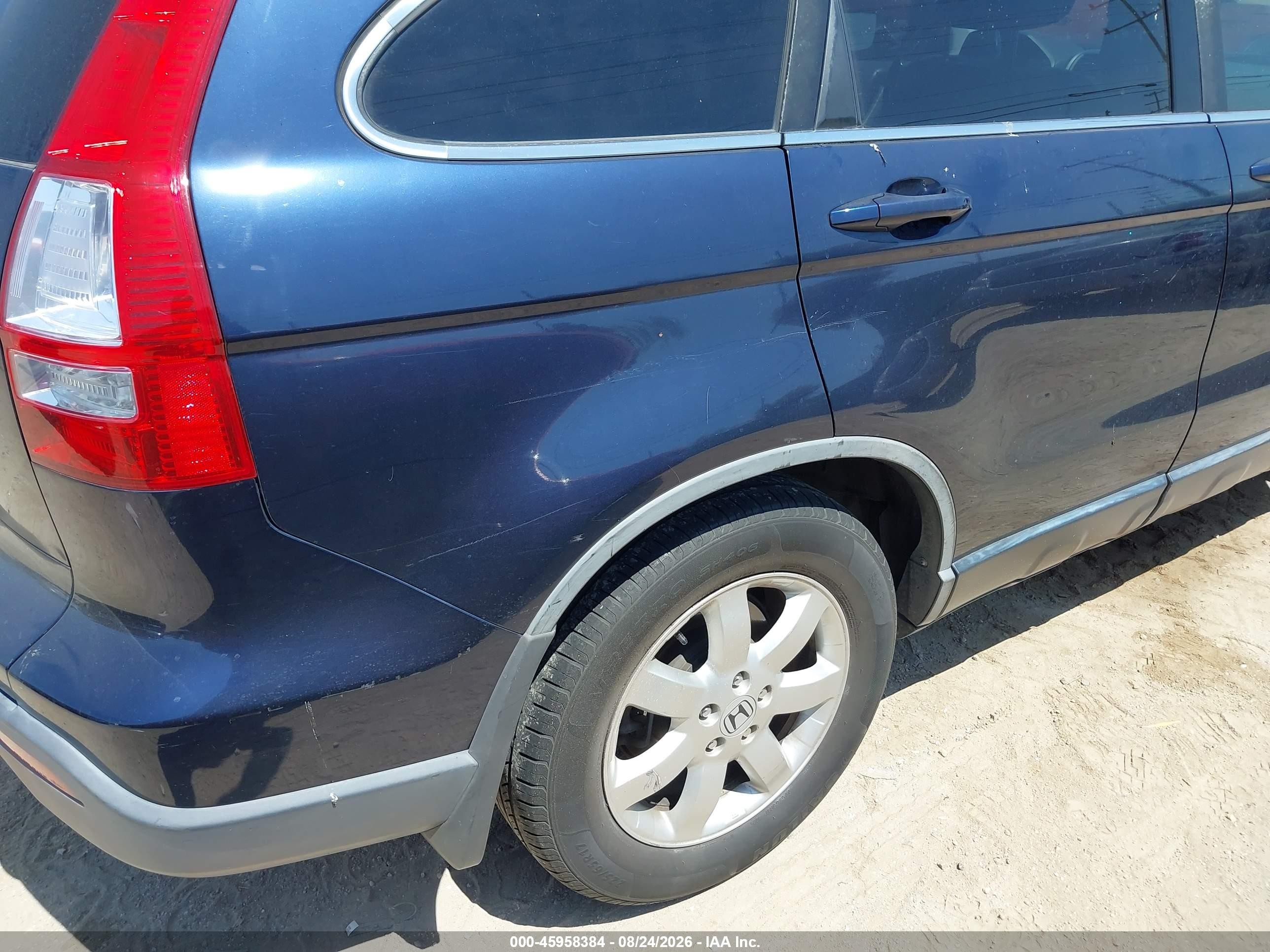 2008 Honda Cr-v Ex-l Blue vin: JHLRE38748C031762