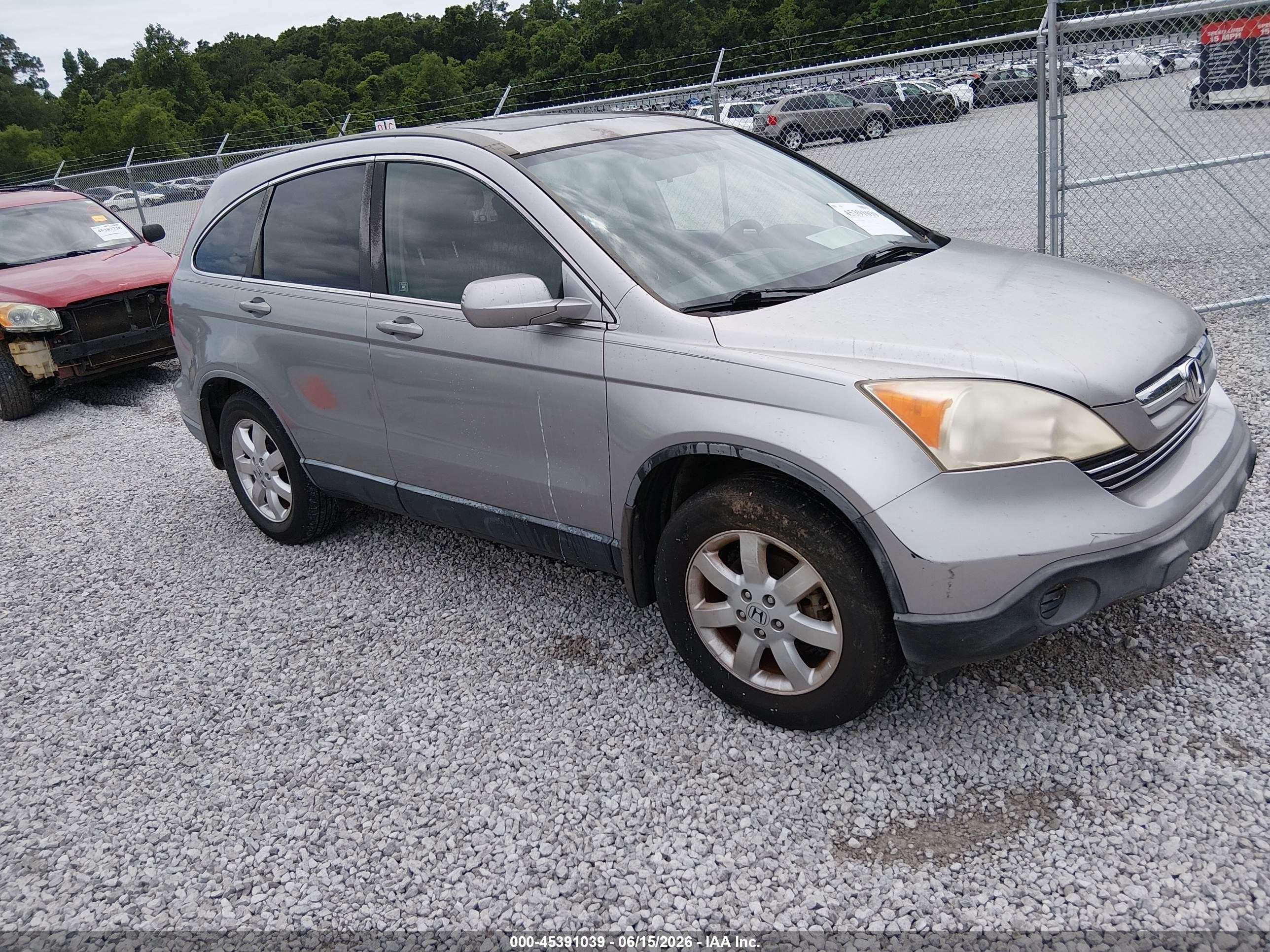 2008 Honda Cr-v Ex-l Silver vin: JHLRE38748C036086