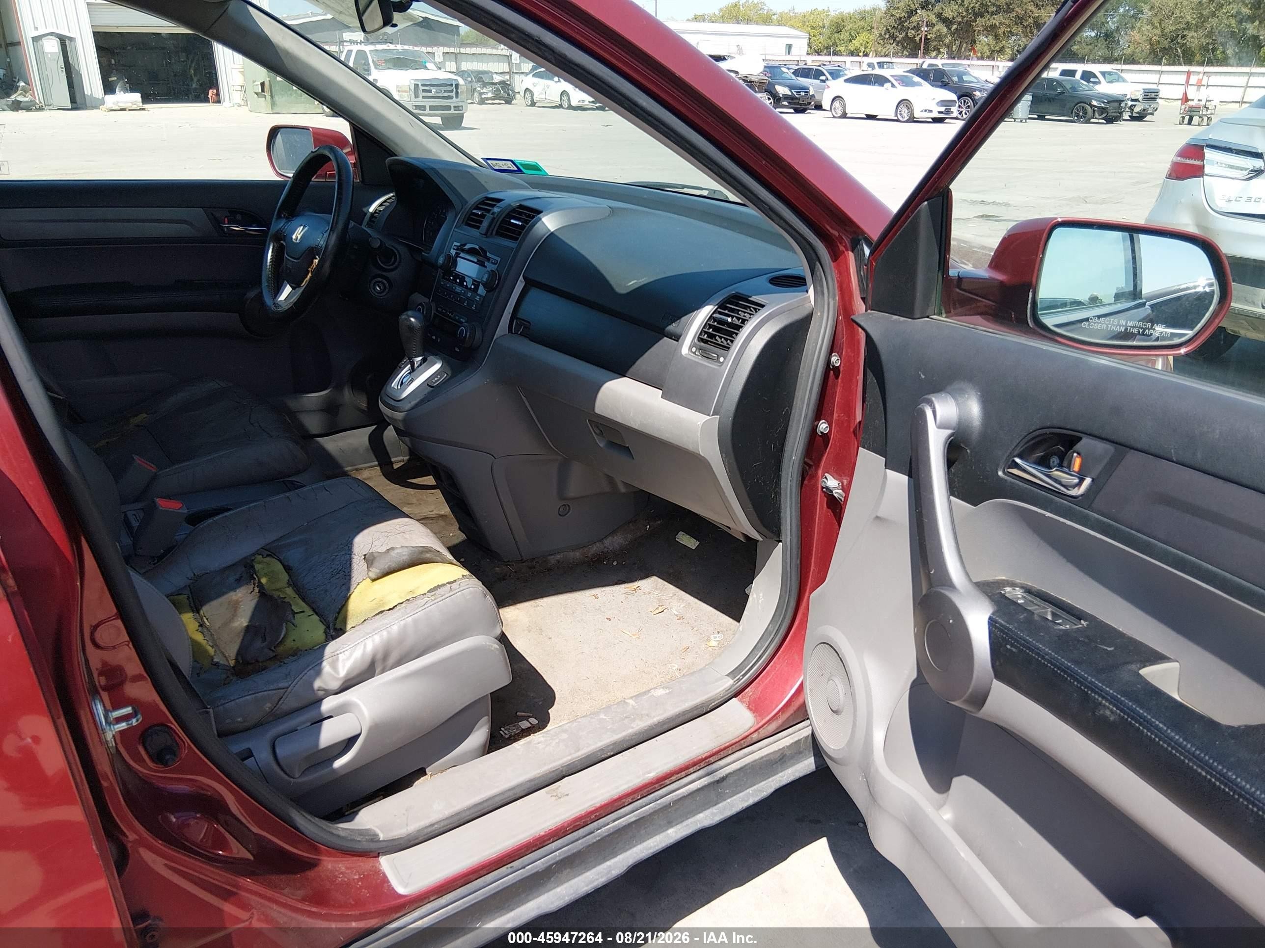 2009 Honda Cr-v Ex-l Maroon vin: JHLRE38749C000206