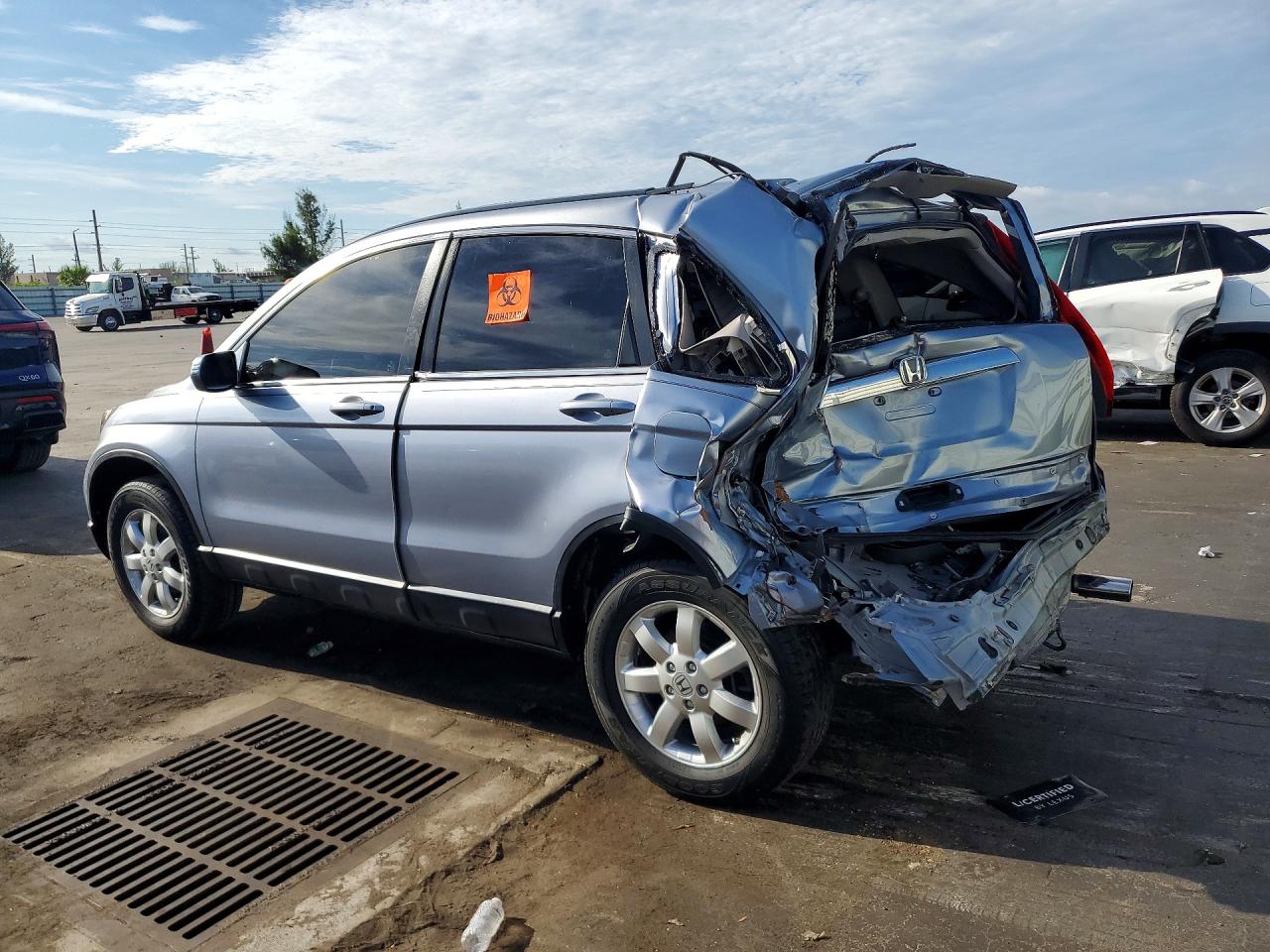 2009 Honda Cr-v Exl Blue vin: JHLRE38749C009035