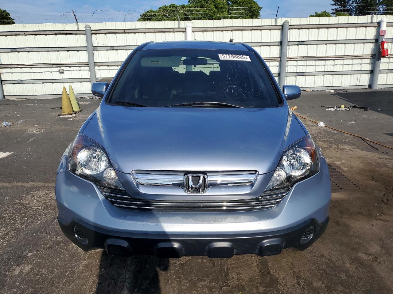 2009 Honda Cr-v Exl Blue vin: JHLRE38749C009035