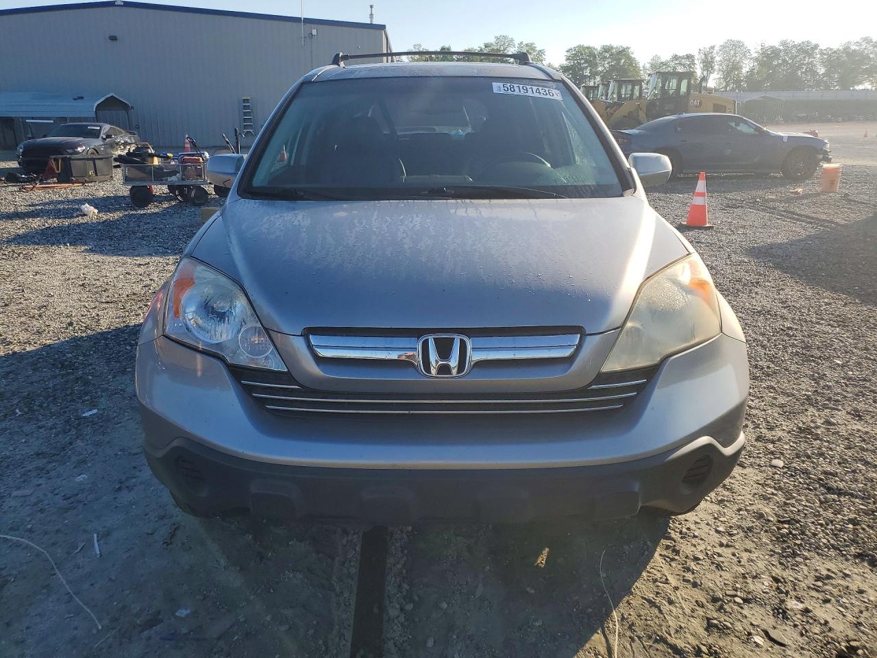 2007 Honda Cr-v Exl Silver vin: JHLRE38757C004133