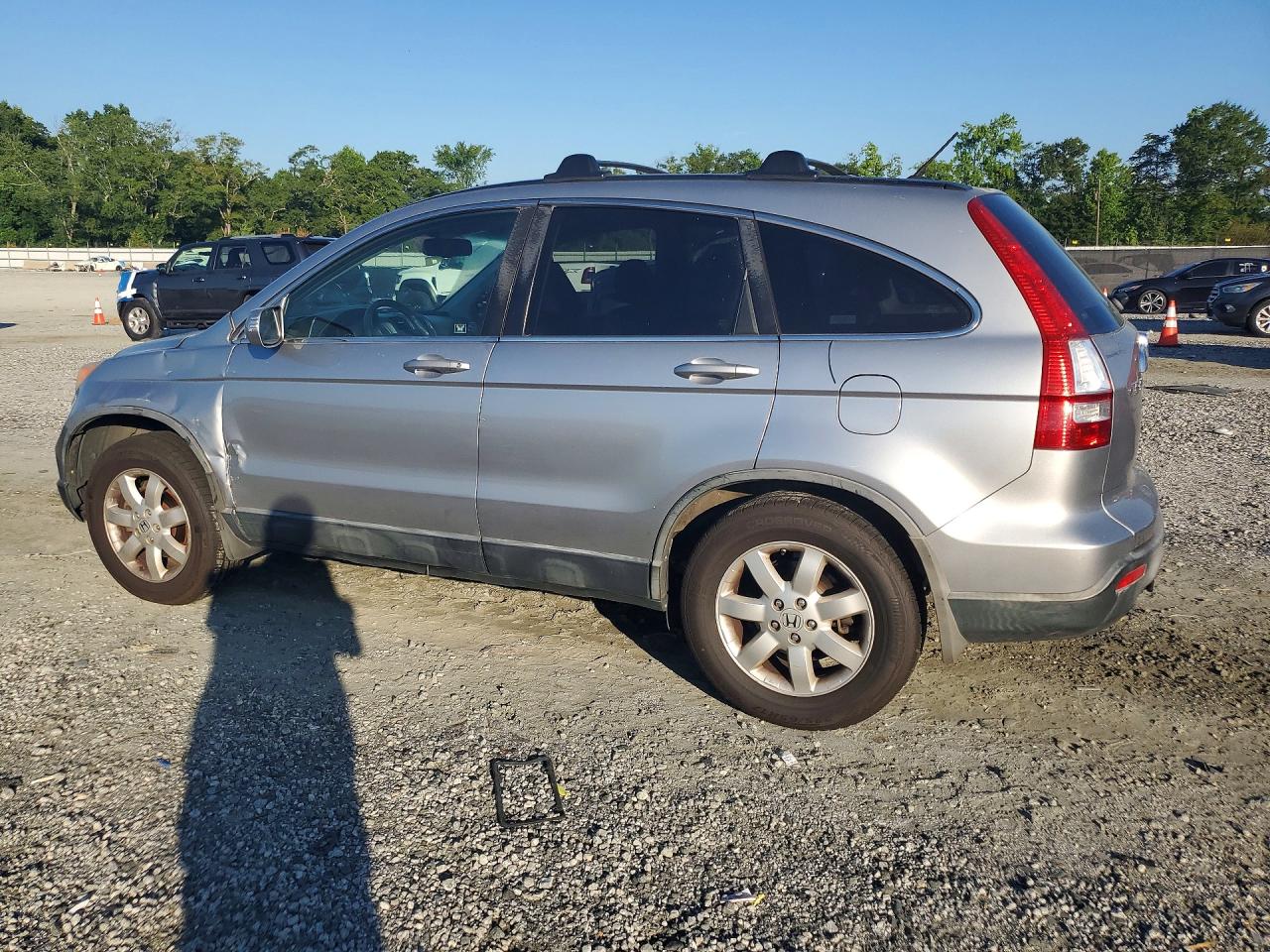 2007 Honda Cr-v Exl Silver vin: JHLRE38757C004133