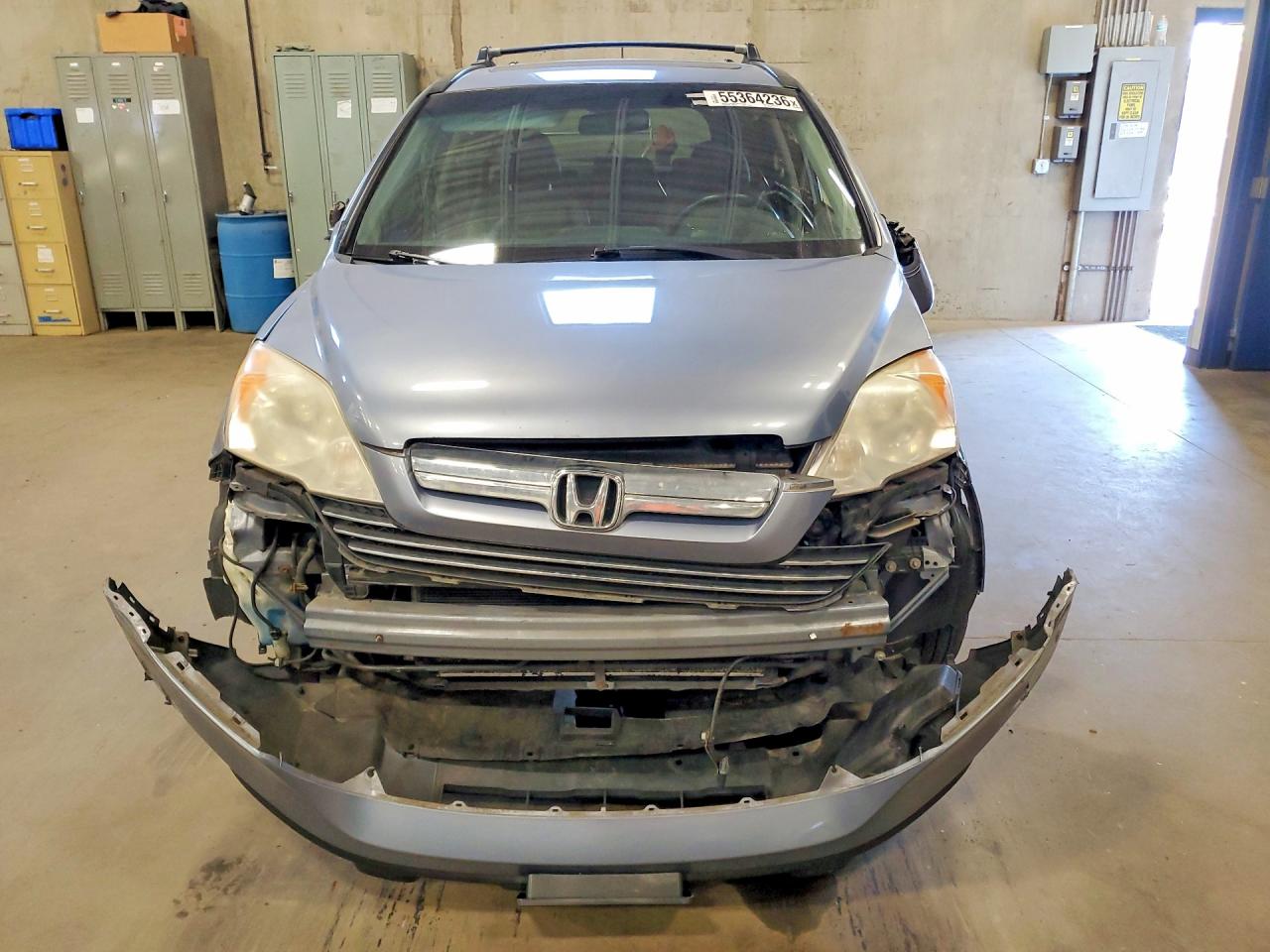2007 Honda Cr-v Exl Blue vin: JHLRE38757C061254