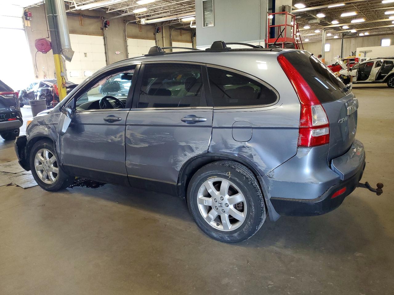 2007 Honda Cr-v Exl Blue vin: JHLRE38757C061254