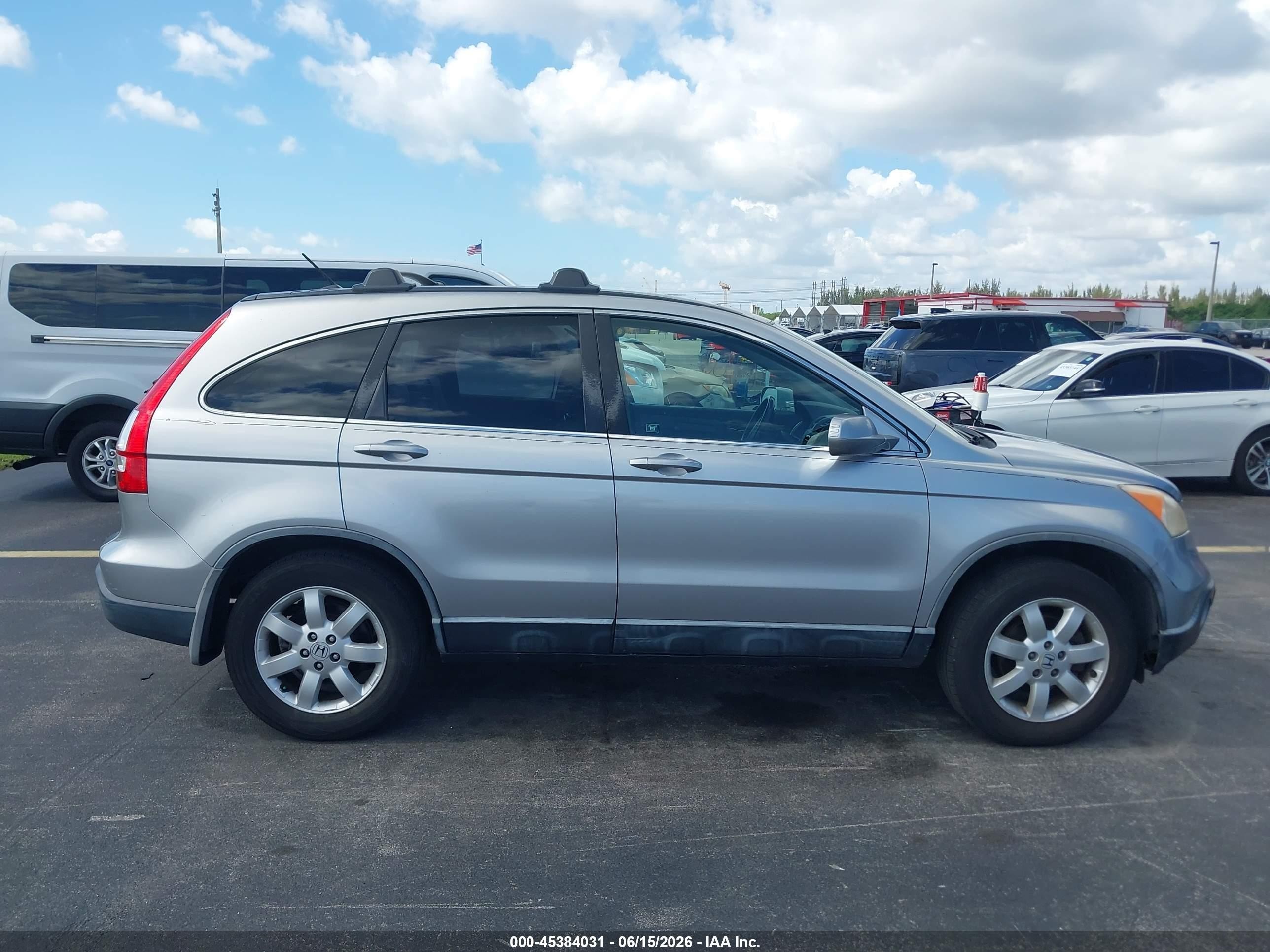2007 Honda Cr-v Ex-l Silver vin: JHLRE38757C066423