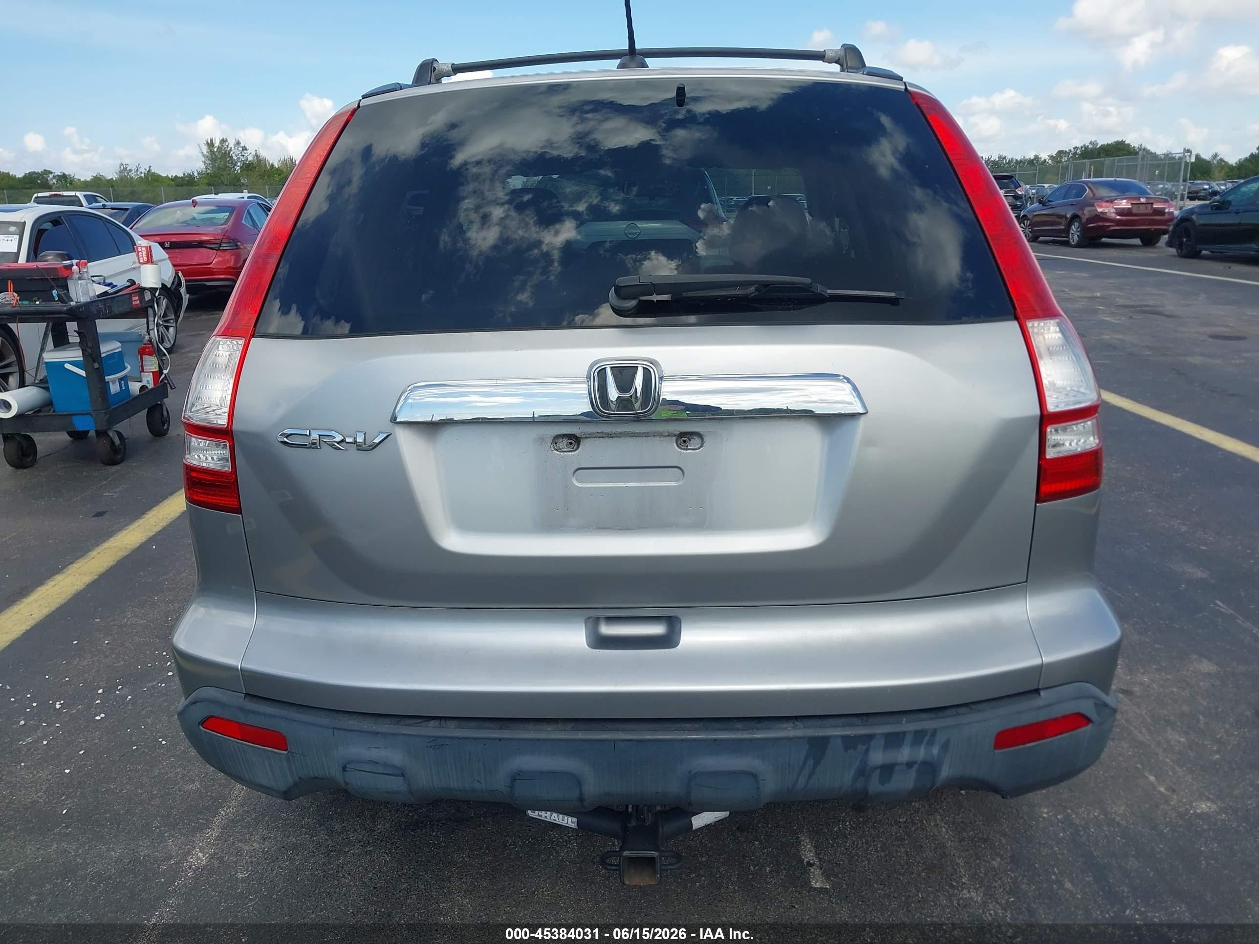 2007 Honda Cr-v Ex-l Silver vin: JHLRE38757C066423