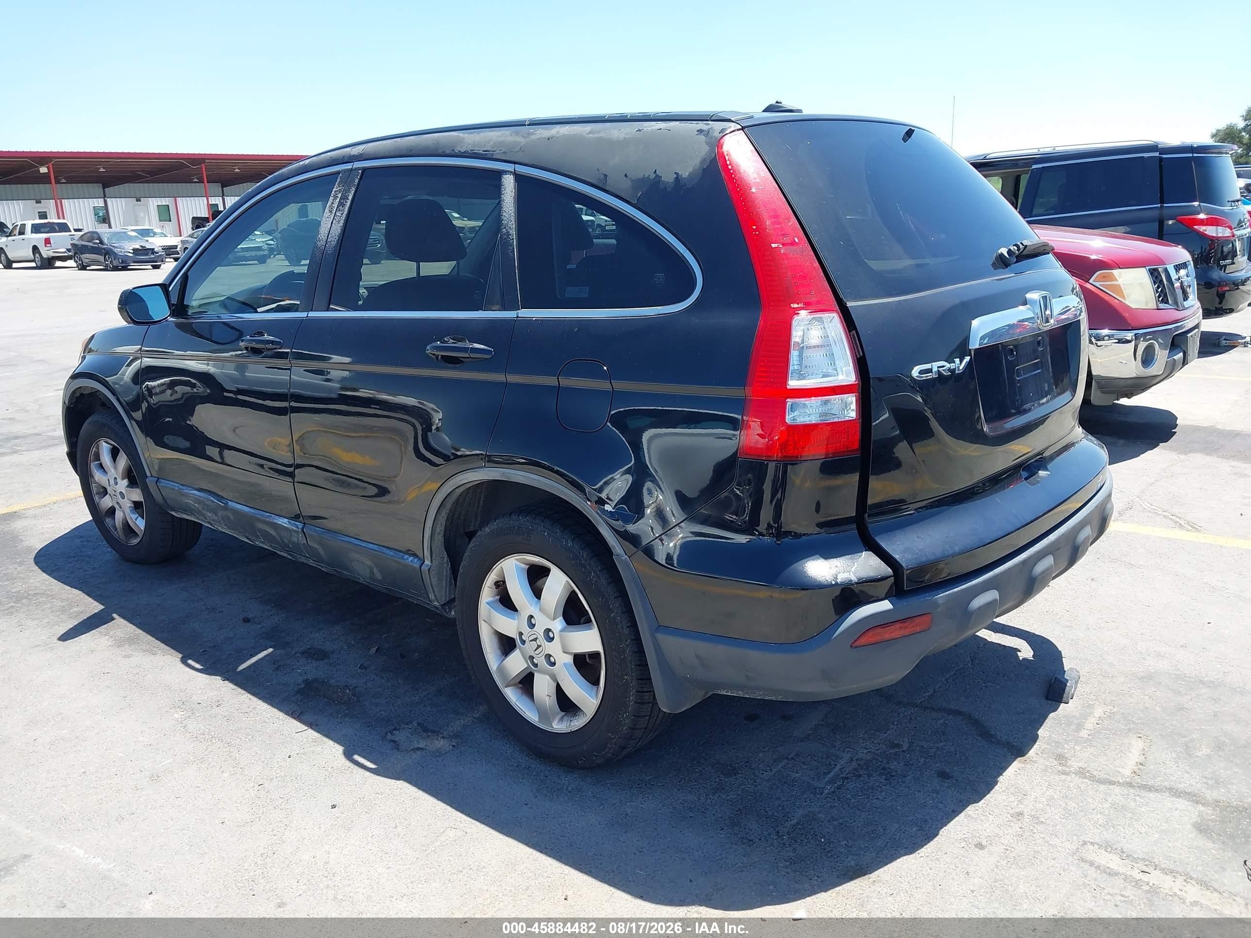 2007 Honda Cr-v Ex-l Черный vin: JHLRE38757C077079