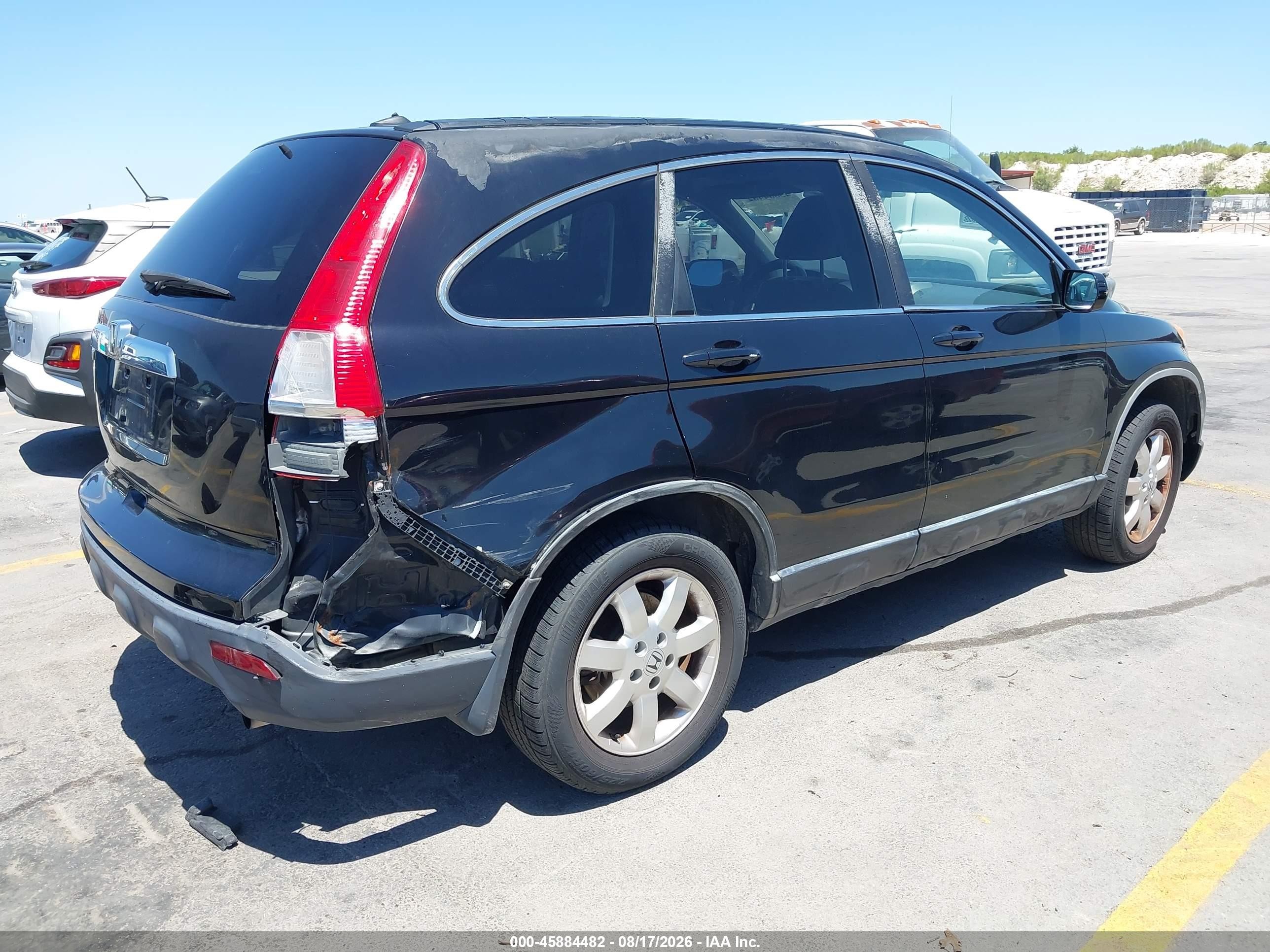 2007 Honda Cr-v Ex-l Черный vin: JHLRE38757C077079