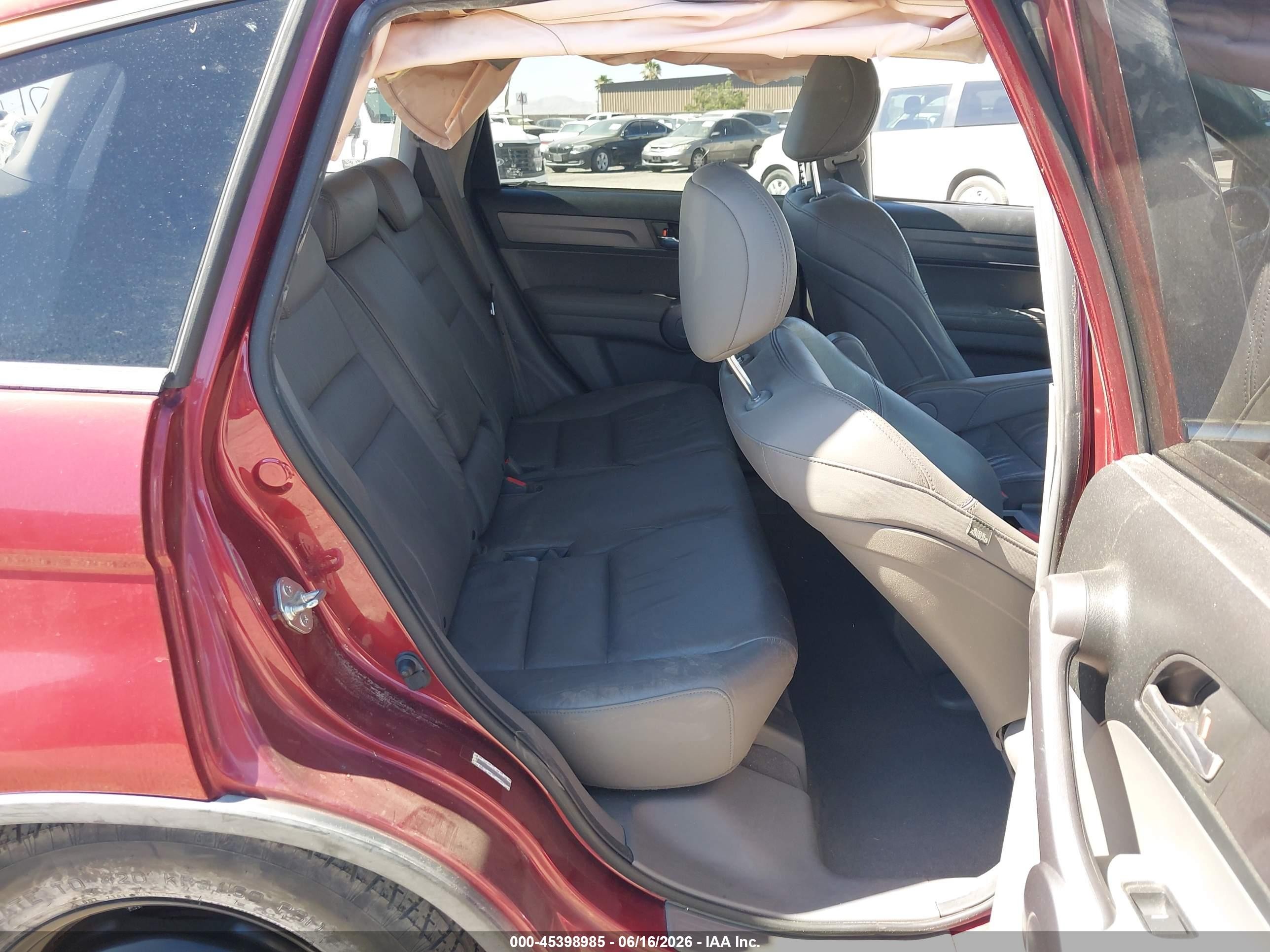 2008 Honda Cr-v Ex-l Бордовый vin: JHLRE38758C017398