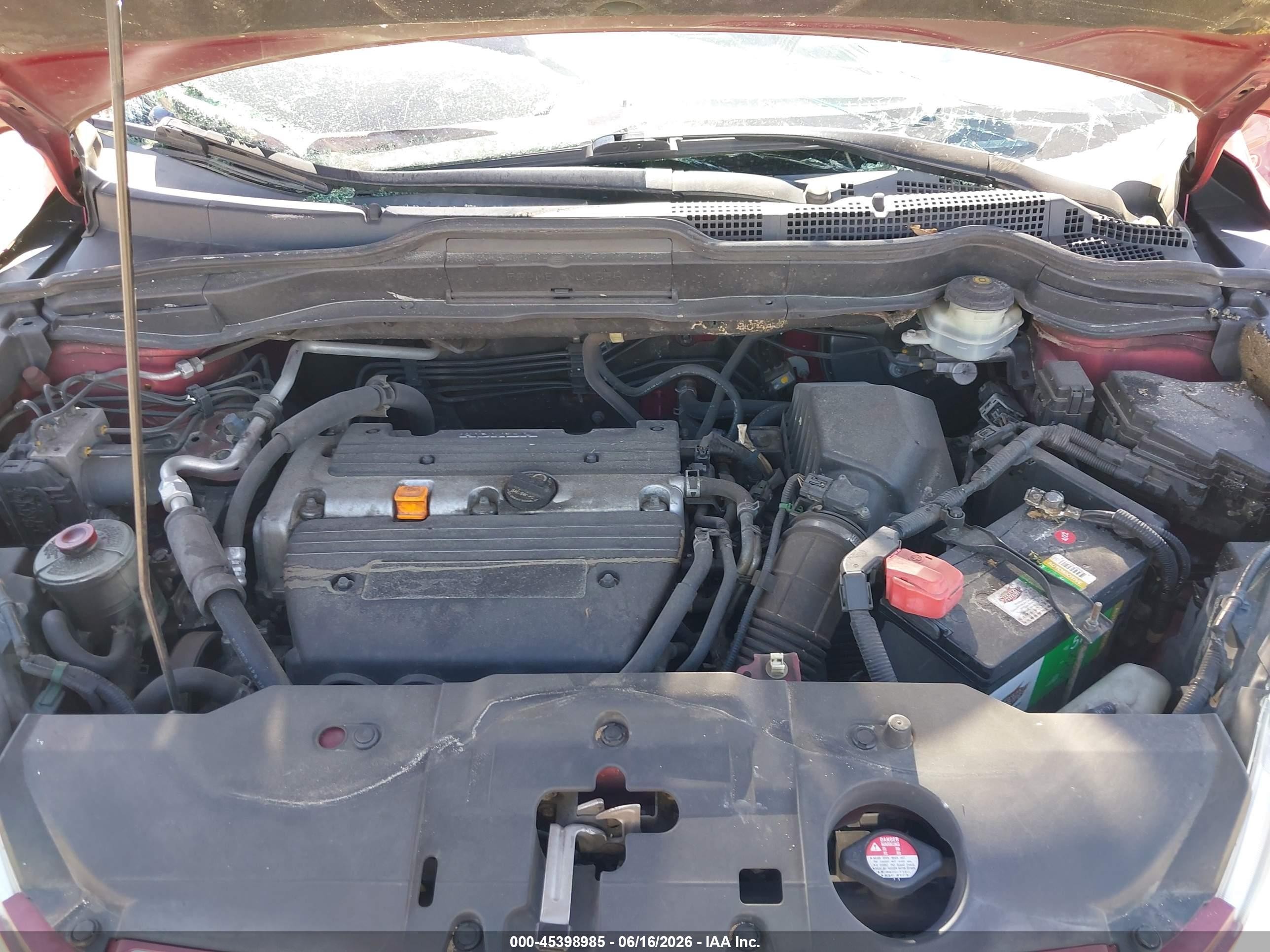 2008 Honda Cr-v Ex-l Бордовый vin: JHLRE38758C017398