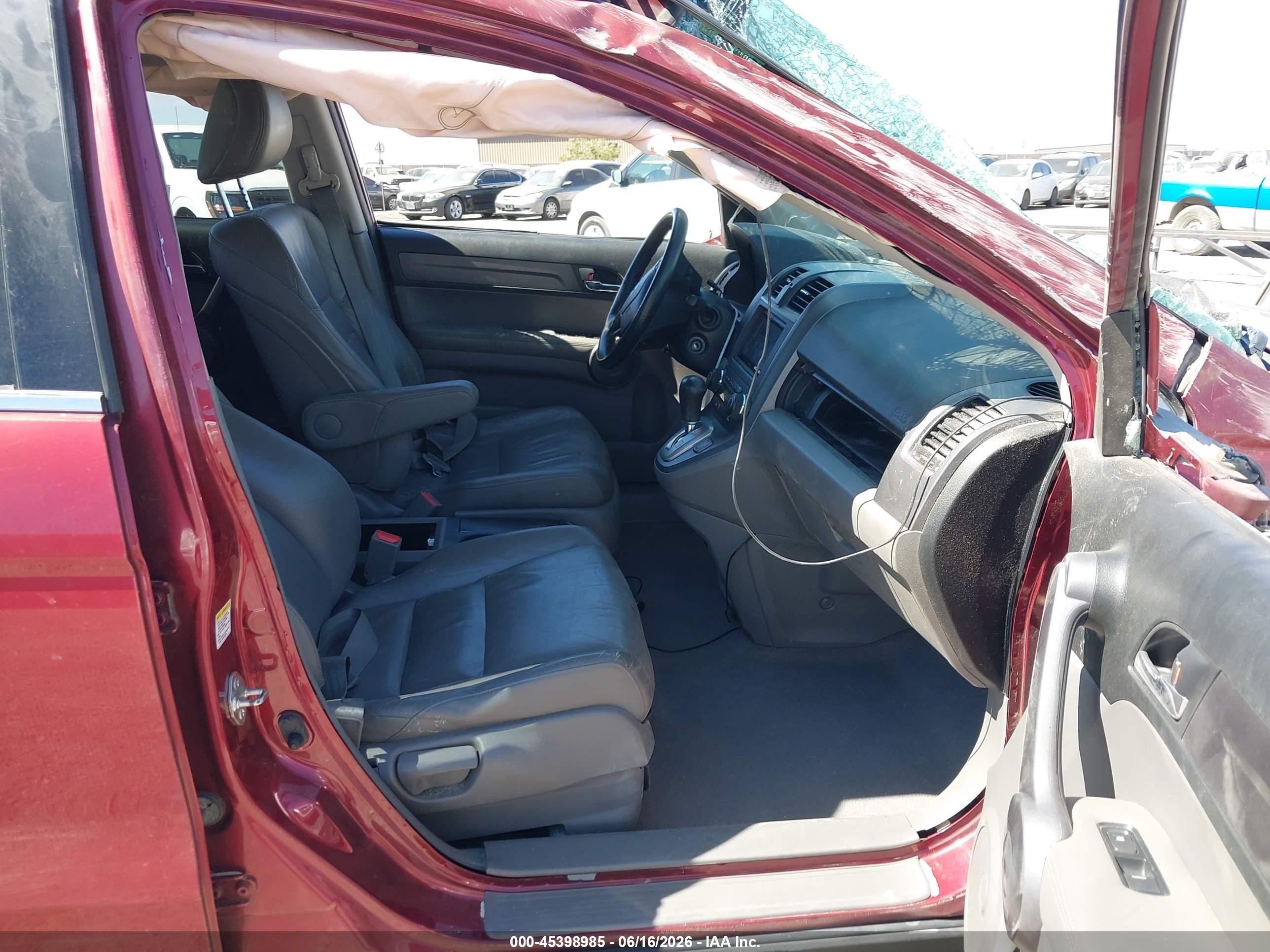 2008 Honda Cr-v Ex-l Бордовый vin: JHLRE38758C017398