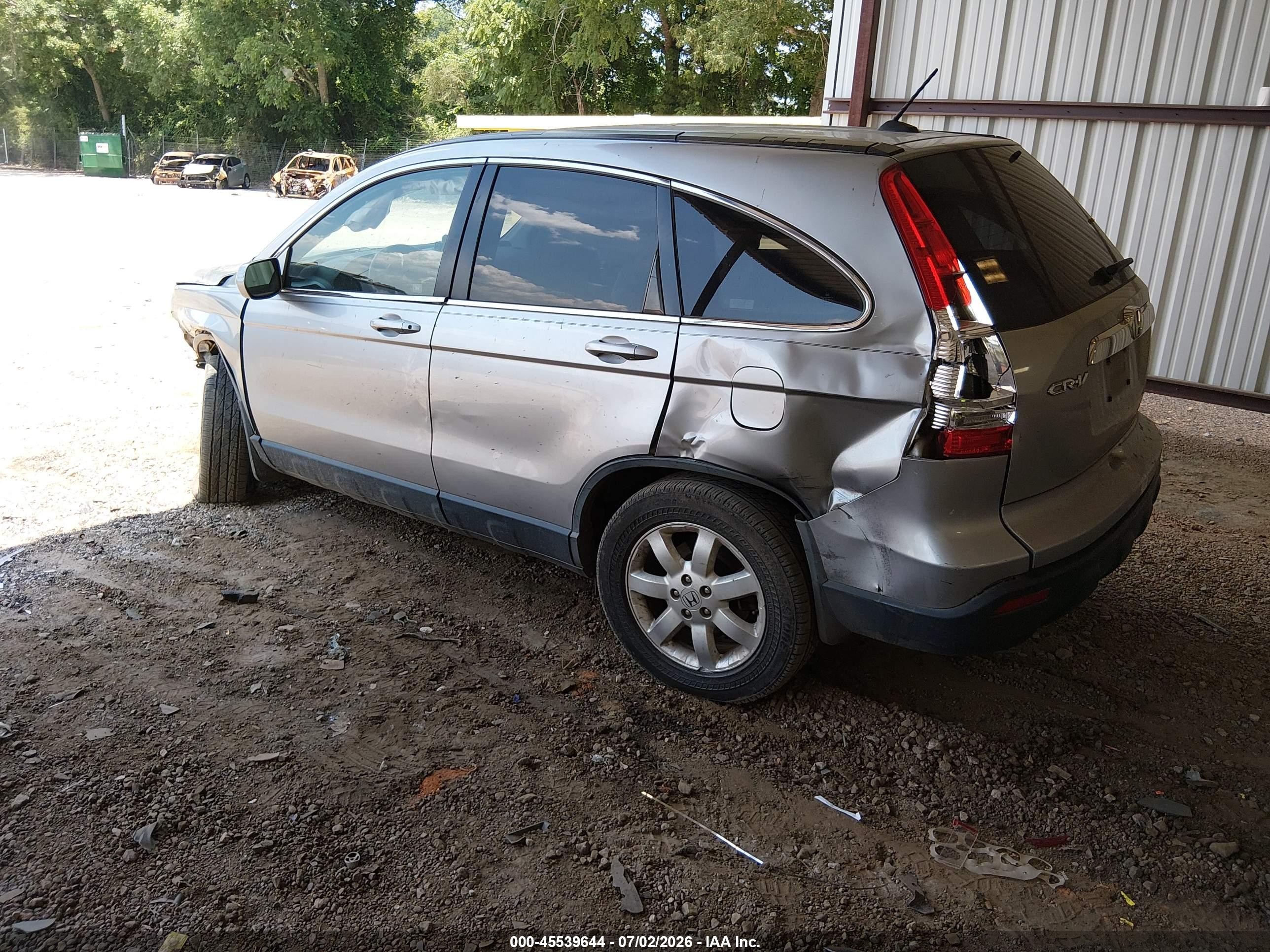 2008 Honda Cr-v Ex-l Silver vin: JHLRE38758C027123