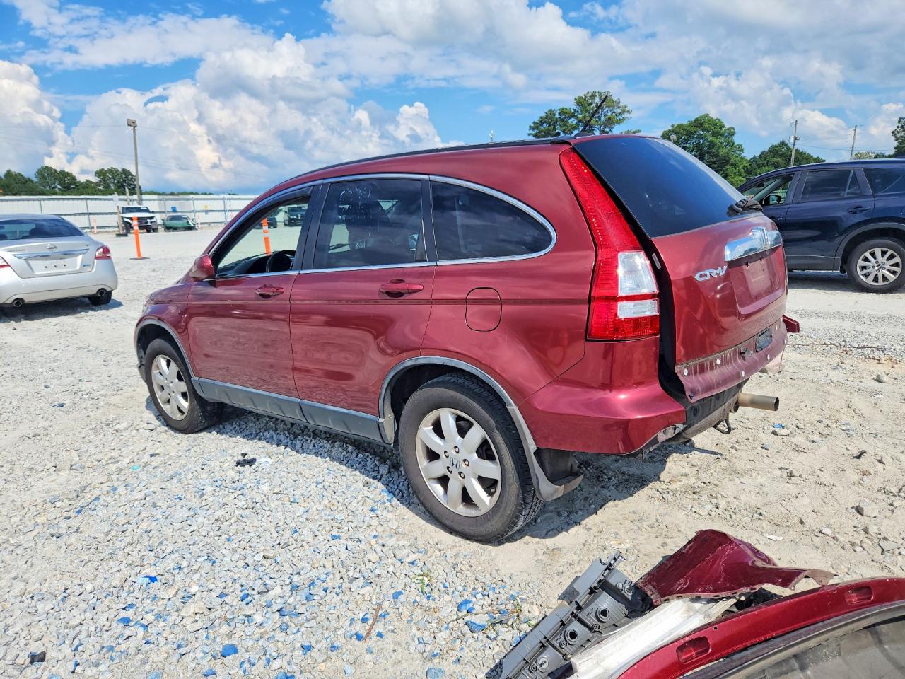 2008 Honda Cr-v Exl Red vin: JHLRE38758C028806
