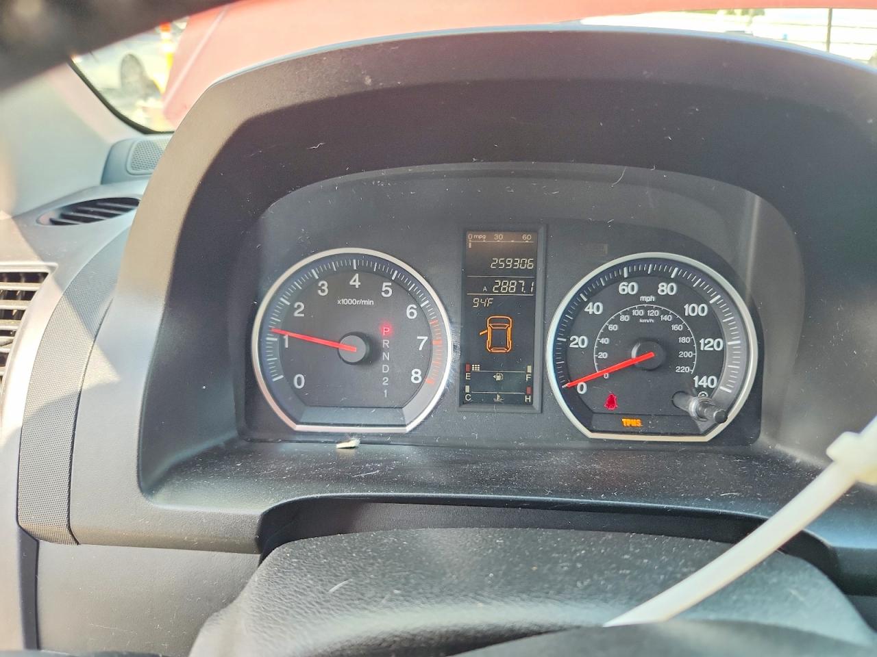 2008 Honda Cr-v Exl Red vin: JHLRE38758C028806