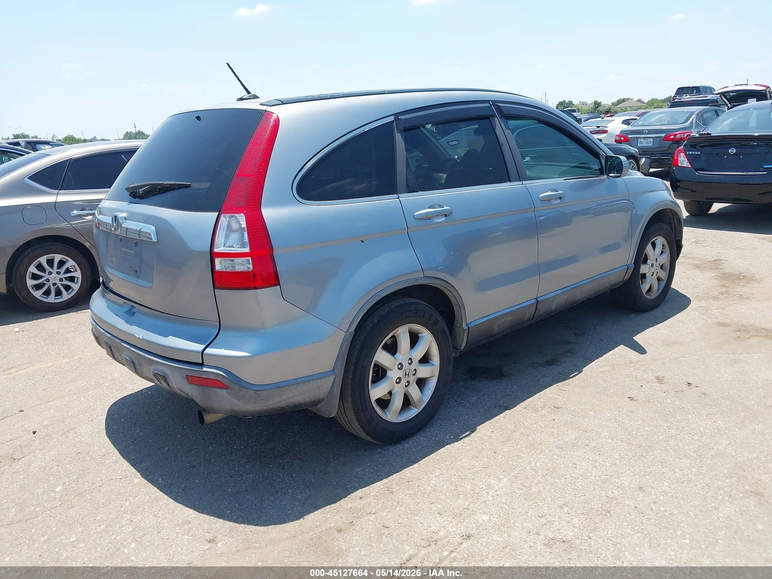 2008 Honda Cr-v Ex-l Light Blue vin: JHLRE38758C049574