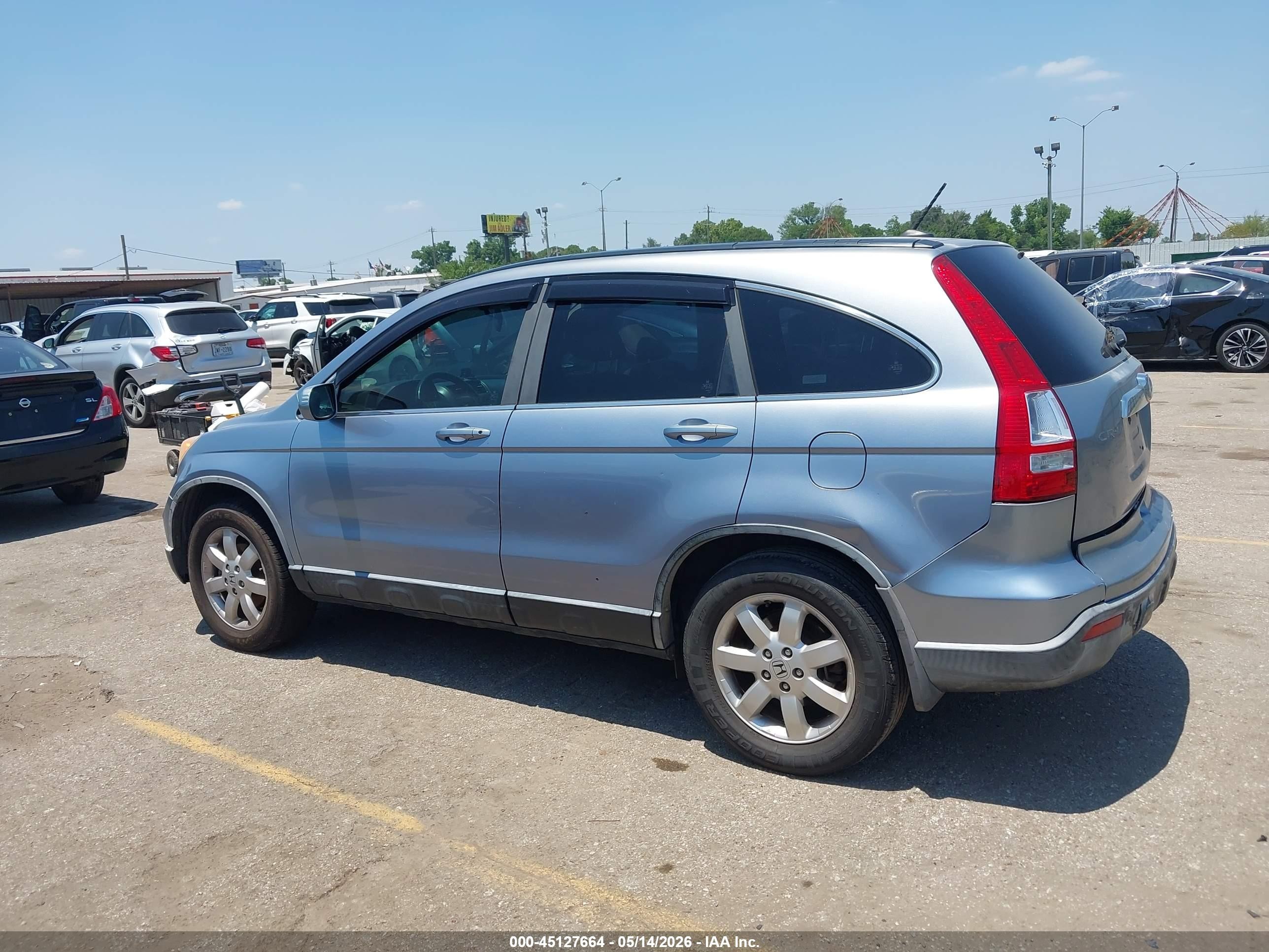 2008 Honda Cr-v Ex-l Light Blue vin: JHLRE38758C049574