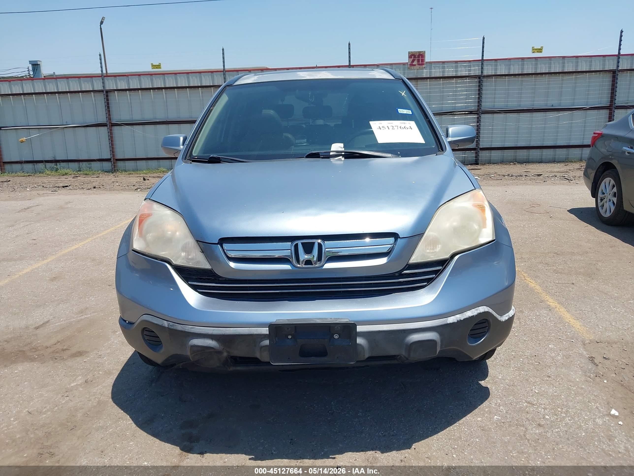 2008 Honda Cr-v Ex-l Light Blue vin: JHLRE38758C049574