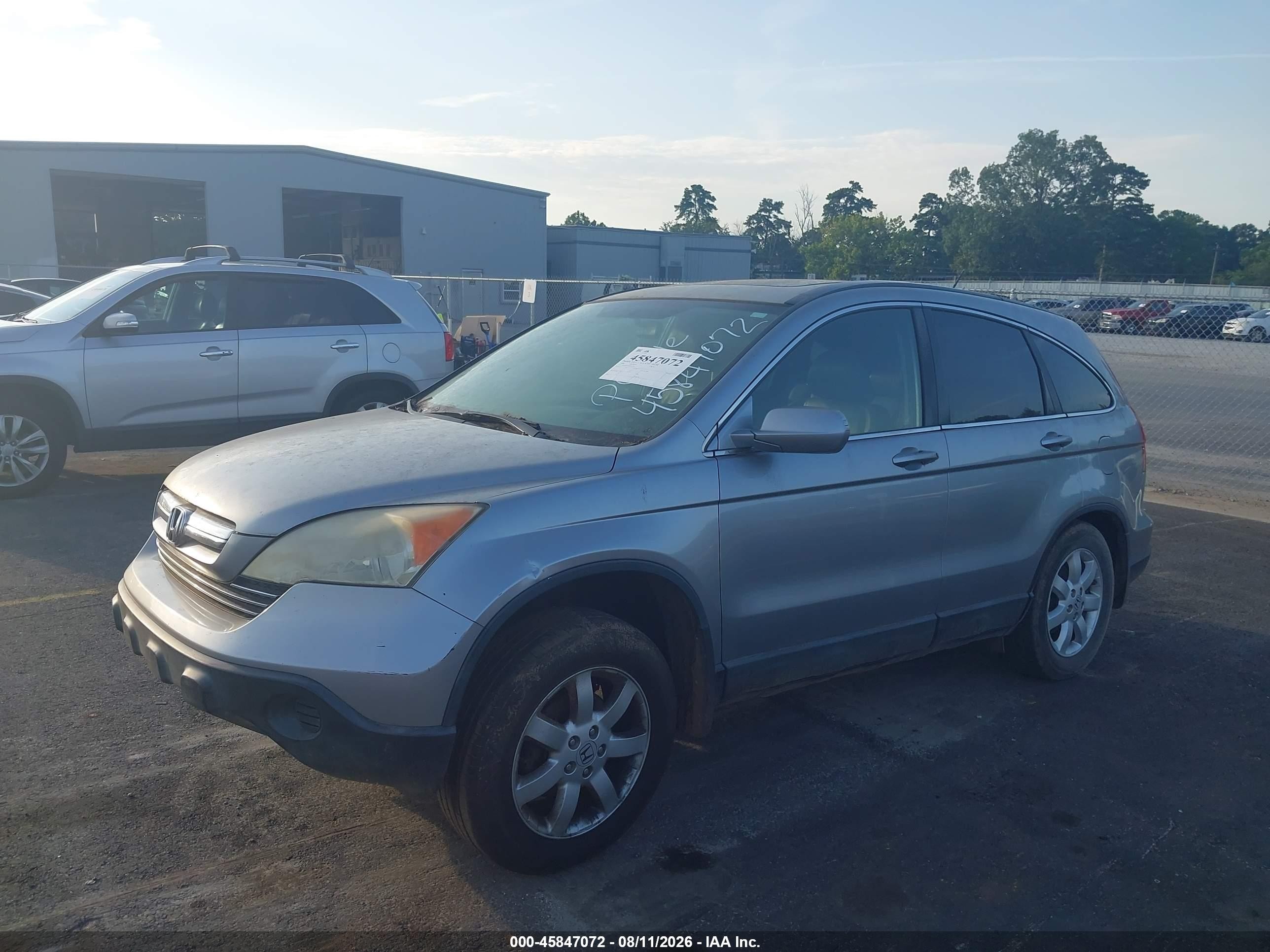 2008 Honda Cr-v Ex-l Silver vin: JHLRE38758C052720