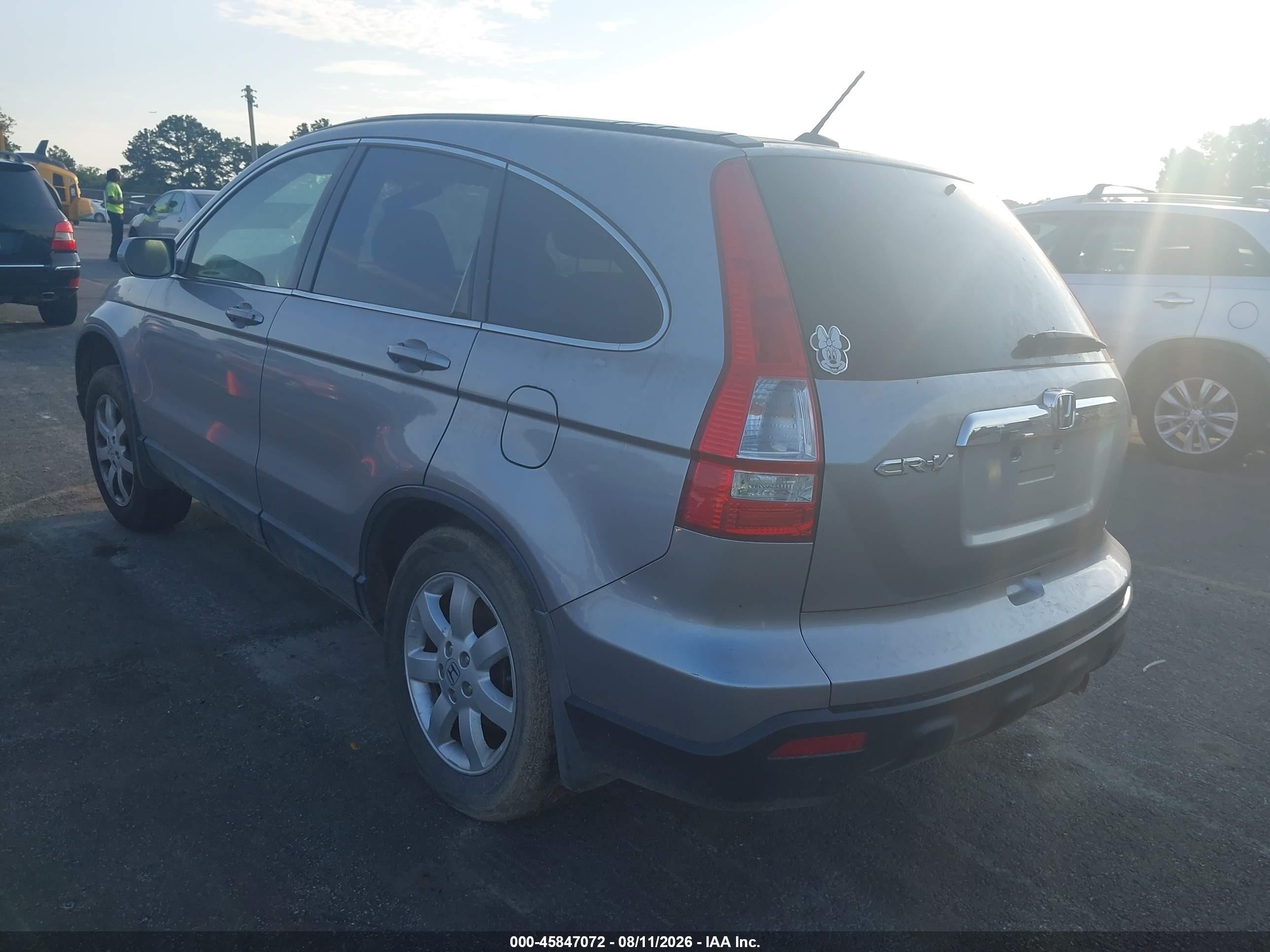 2008 Honda Cr-v Ex-l Silver vin: JHLRE38758C052720