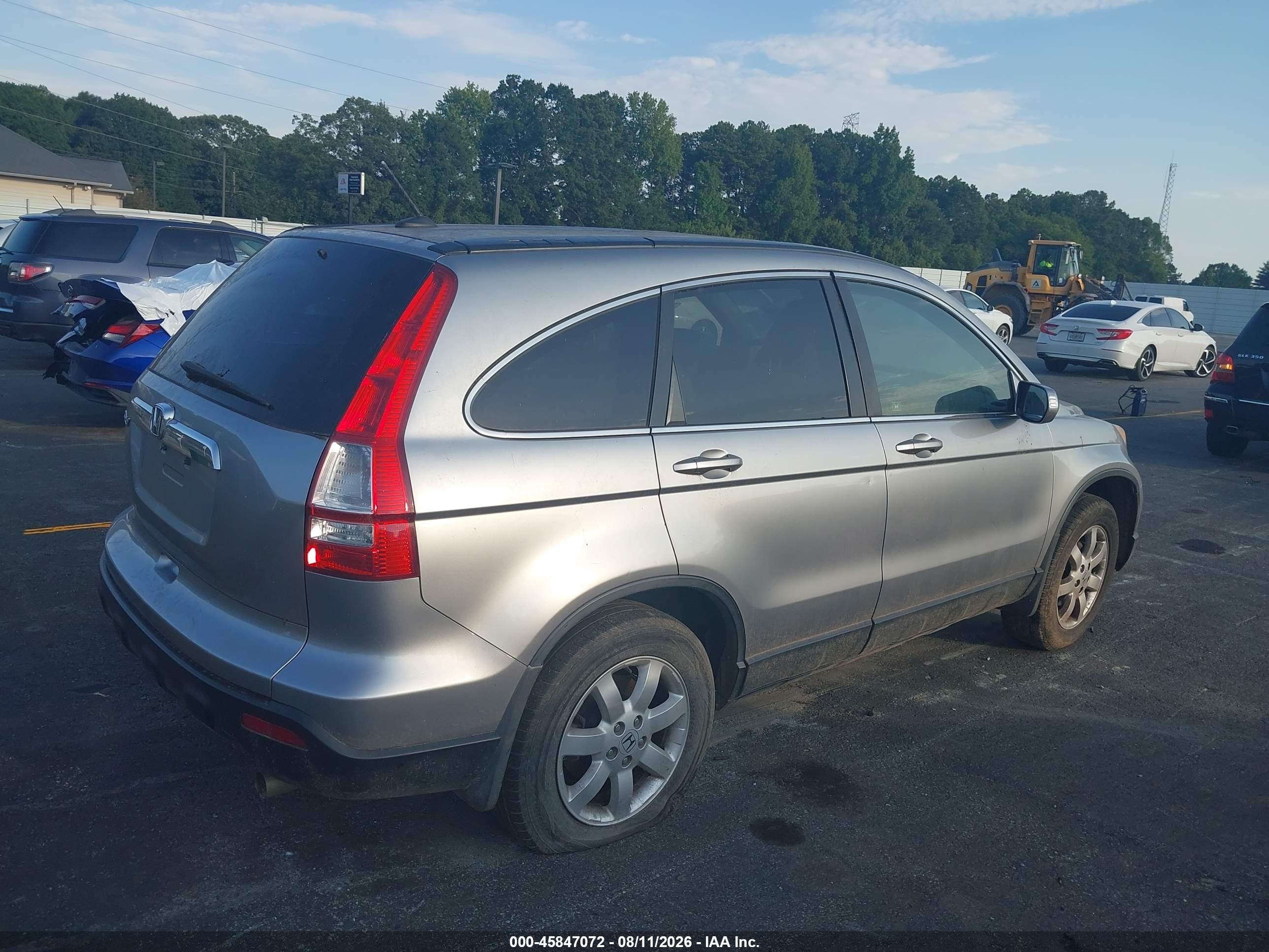 2008 Honda Cr-v Ex-l Silver vin: JHLRE38758C052720