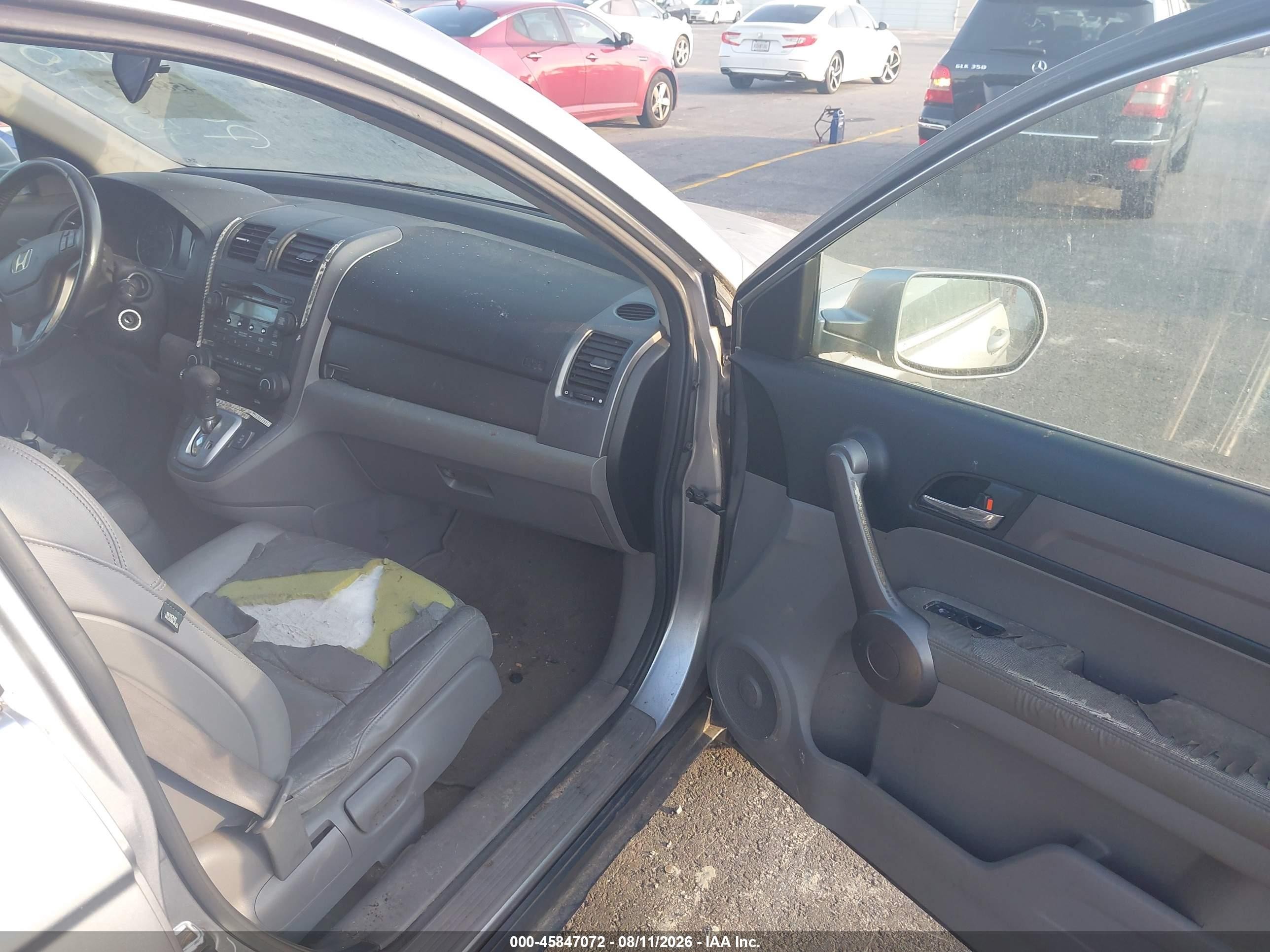 2008 Honda Cr-v Ex-l Silver vin: JHLRE38758C052720
