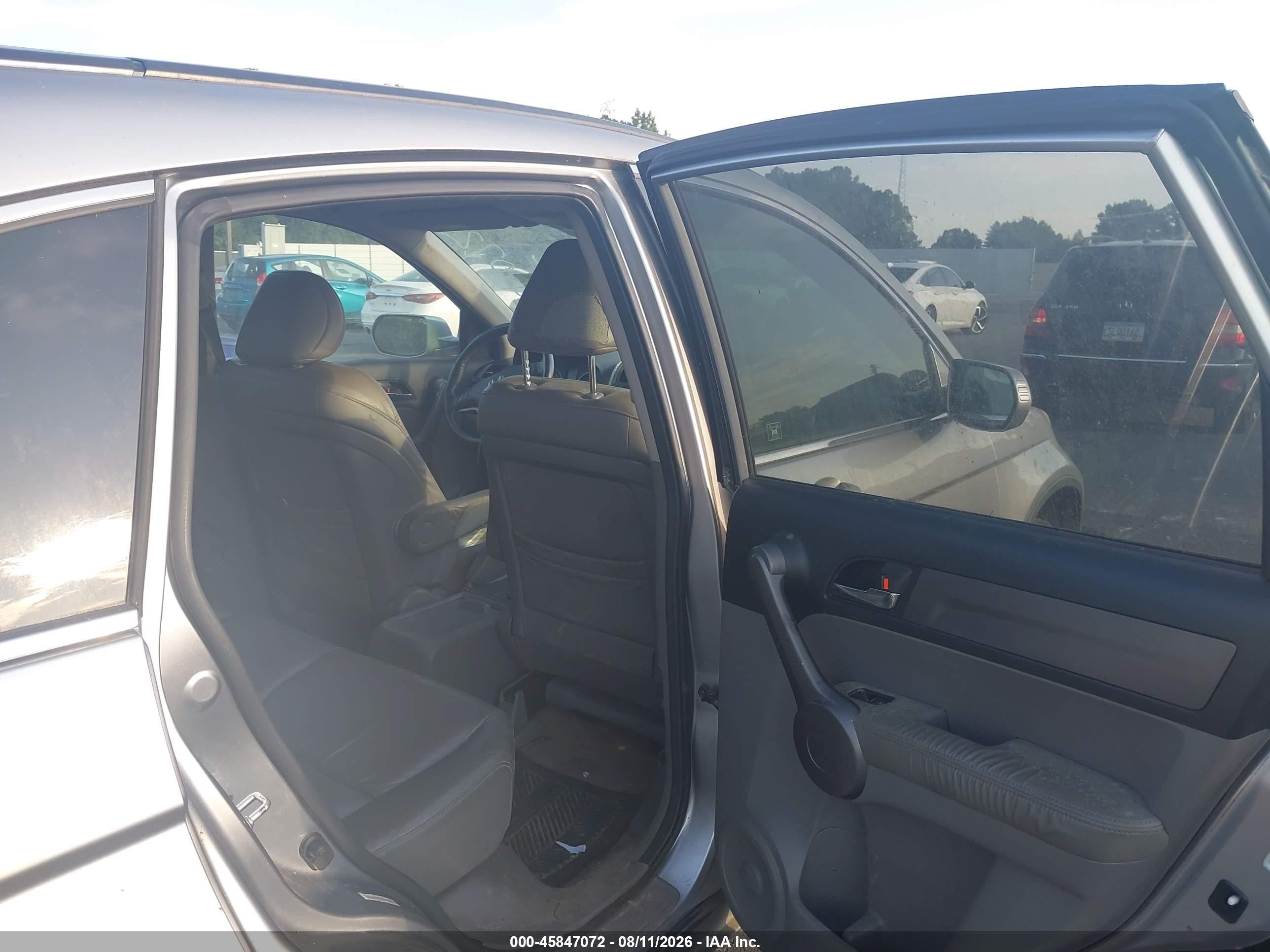 2008 Honda Cr-v Ex-l Silver vin: JHLRE38758C052720