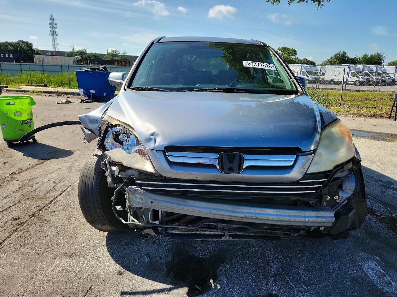 2008 Honda Cr-v Exl Blue vin: JHLRE38758C057738