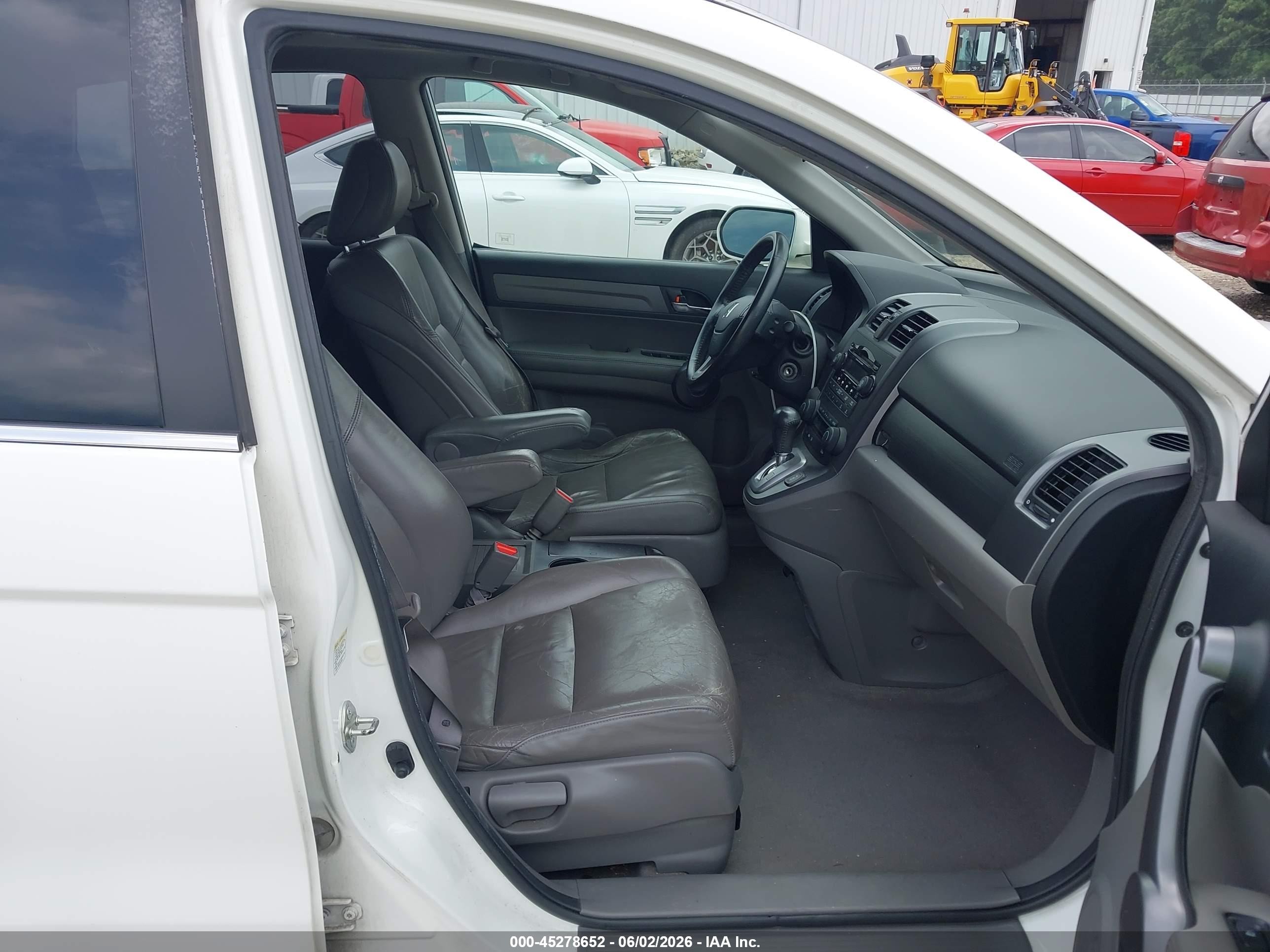 2008 Honda Cr-v Ex-l White vin: JHLRE38758C058341