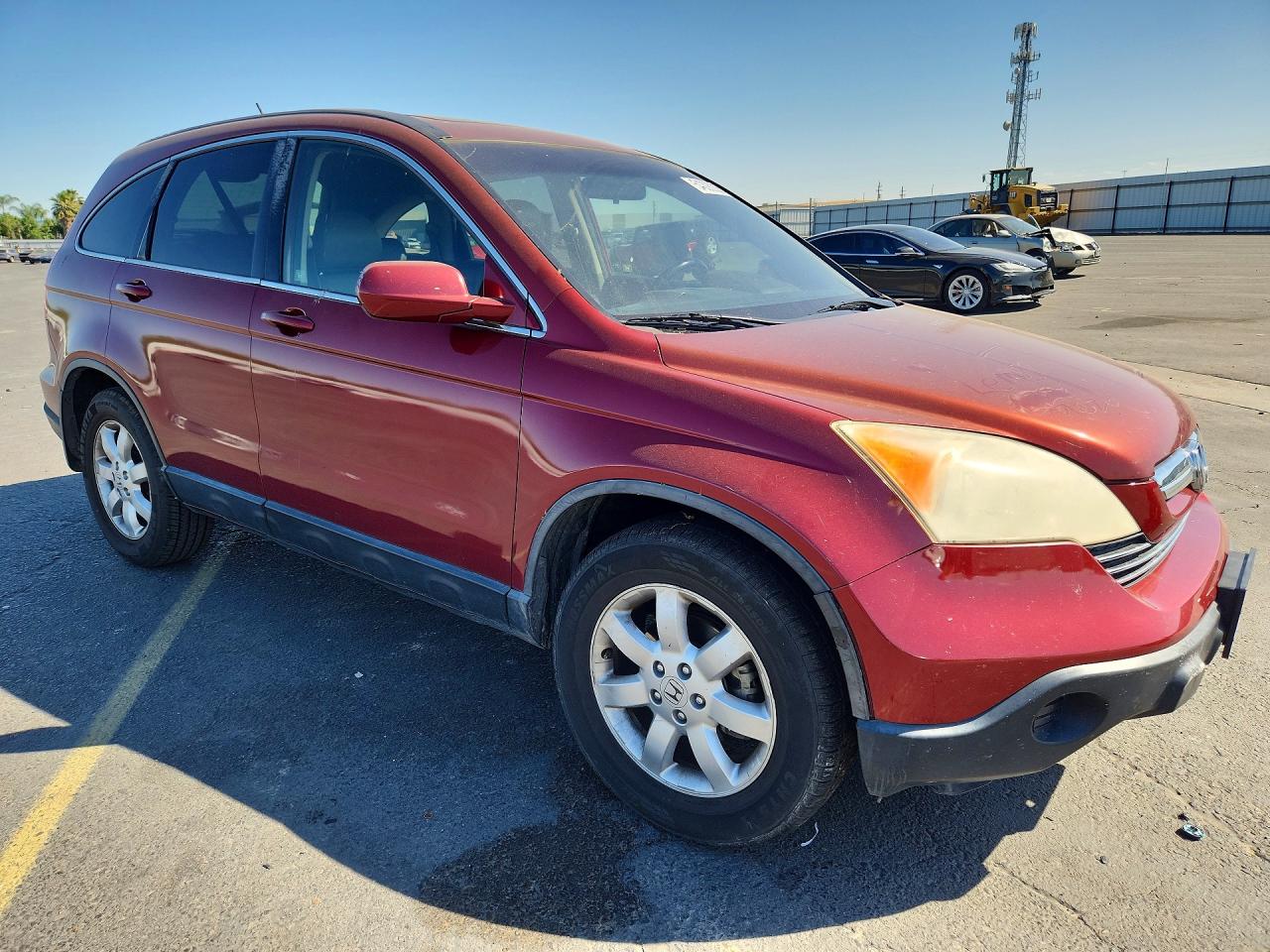2009 Honda Cr-v Exl Red vin: JHLRE38759C012803