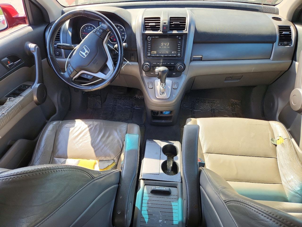 2009 Honda Cr-v Exl Red vin: JHLRE38759C012803