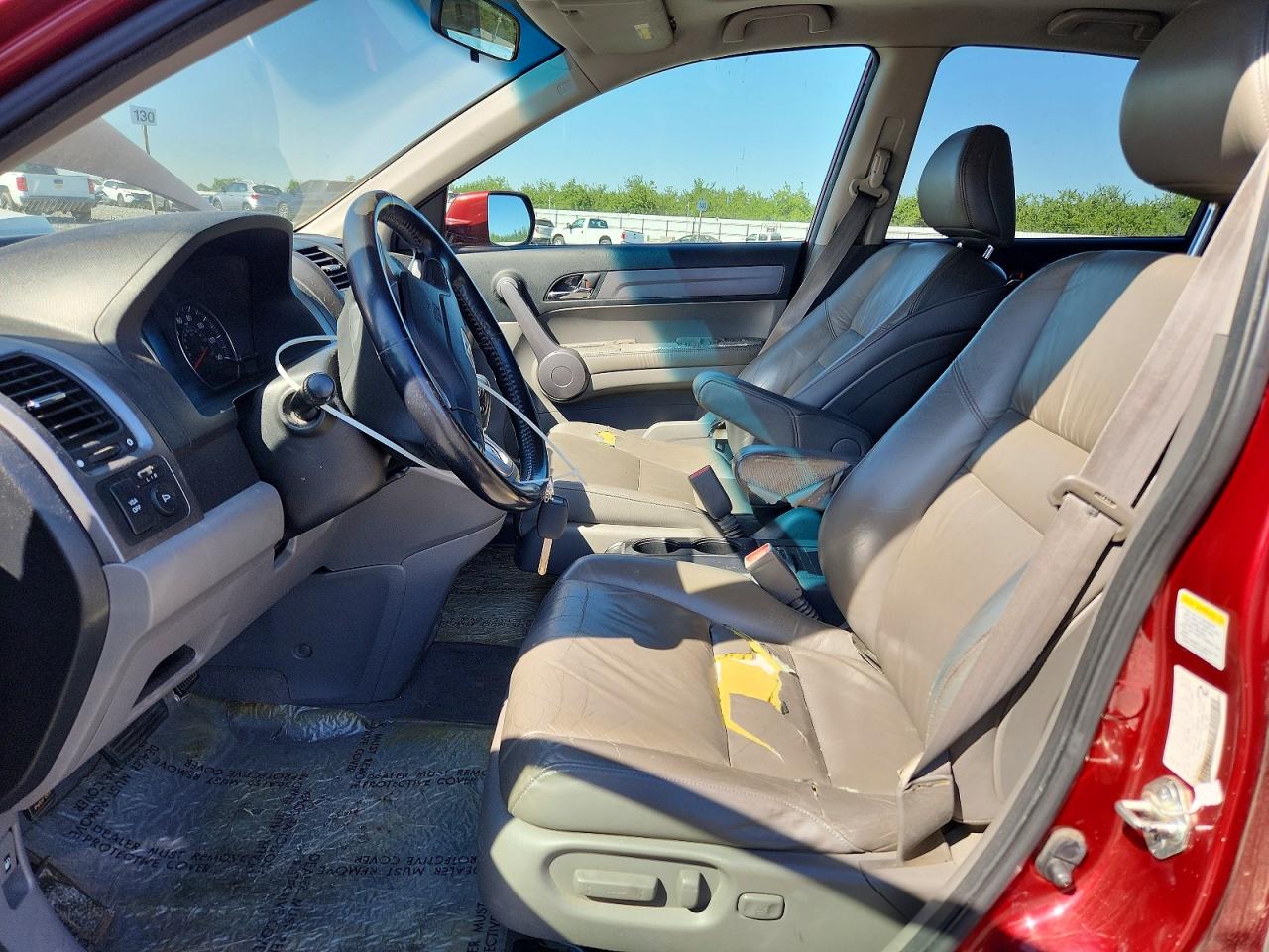 2009 Honda Cr-v Exl Red vin: JHLRE38759C012803