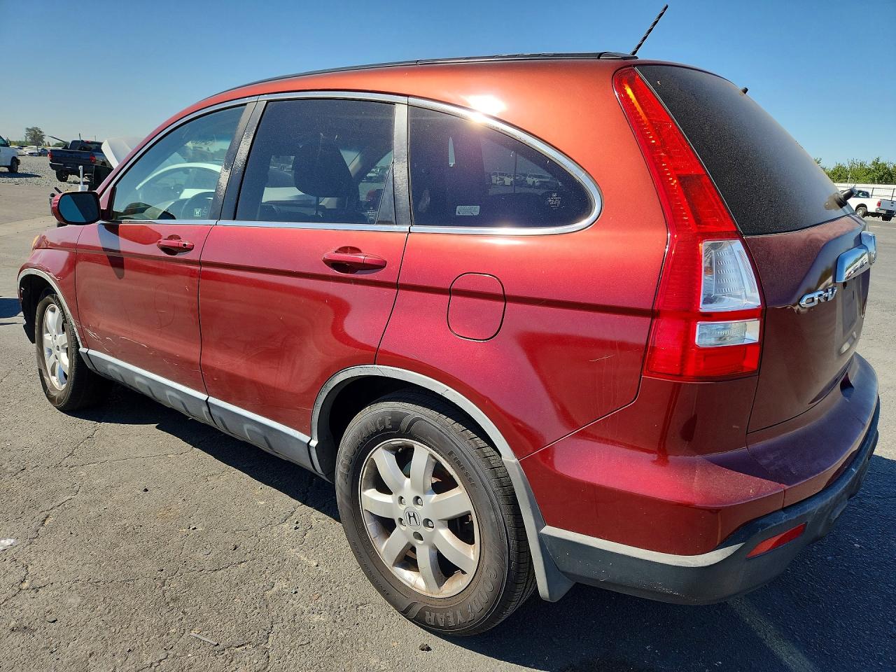 2009 Honda Cr-v Exl Red vin: JHLRE38759C012803