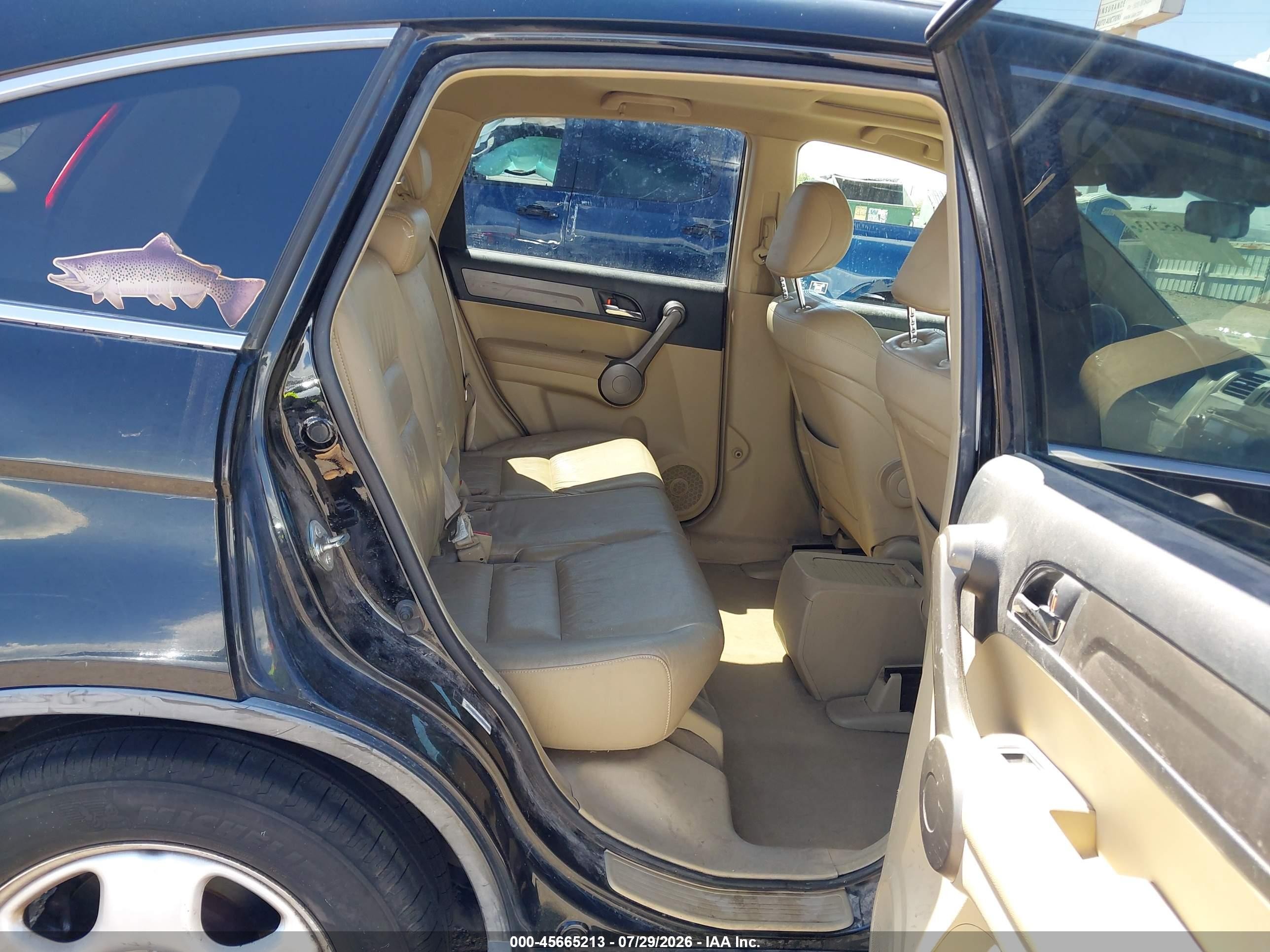 2009 Honda Cr-v Ex-l Черный vin: JHLRE38759C013336