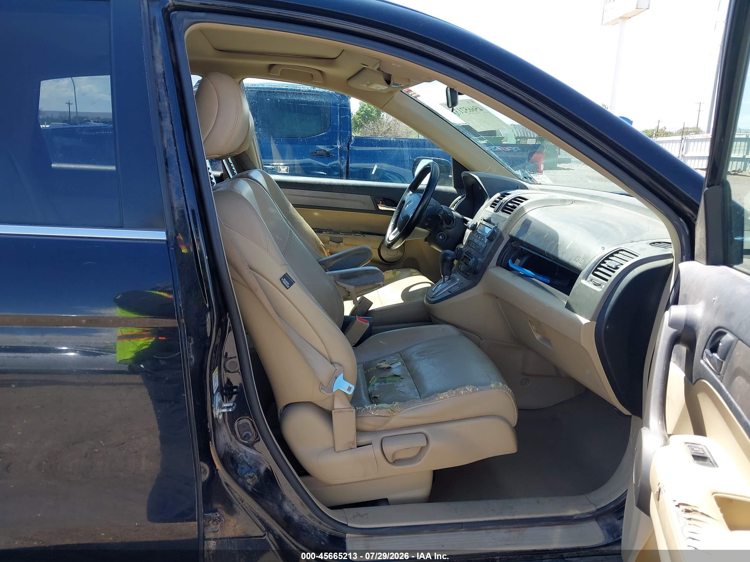 2009 Honda Cr-v Ex-l Черный vin: JHLRE38759C013336