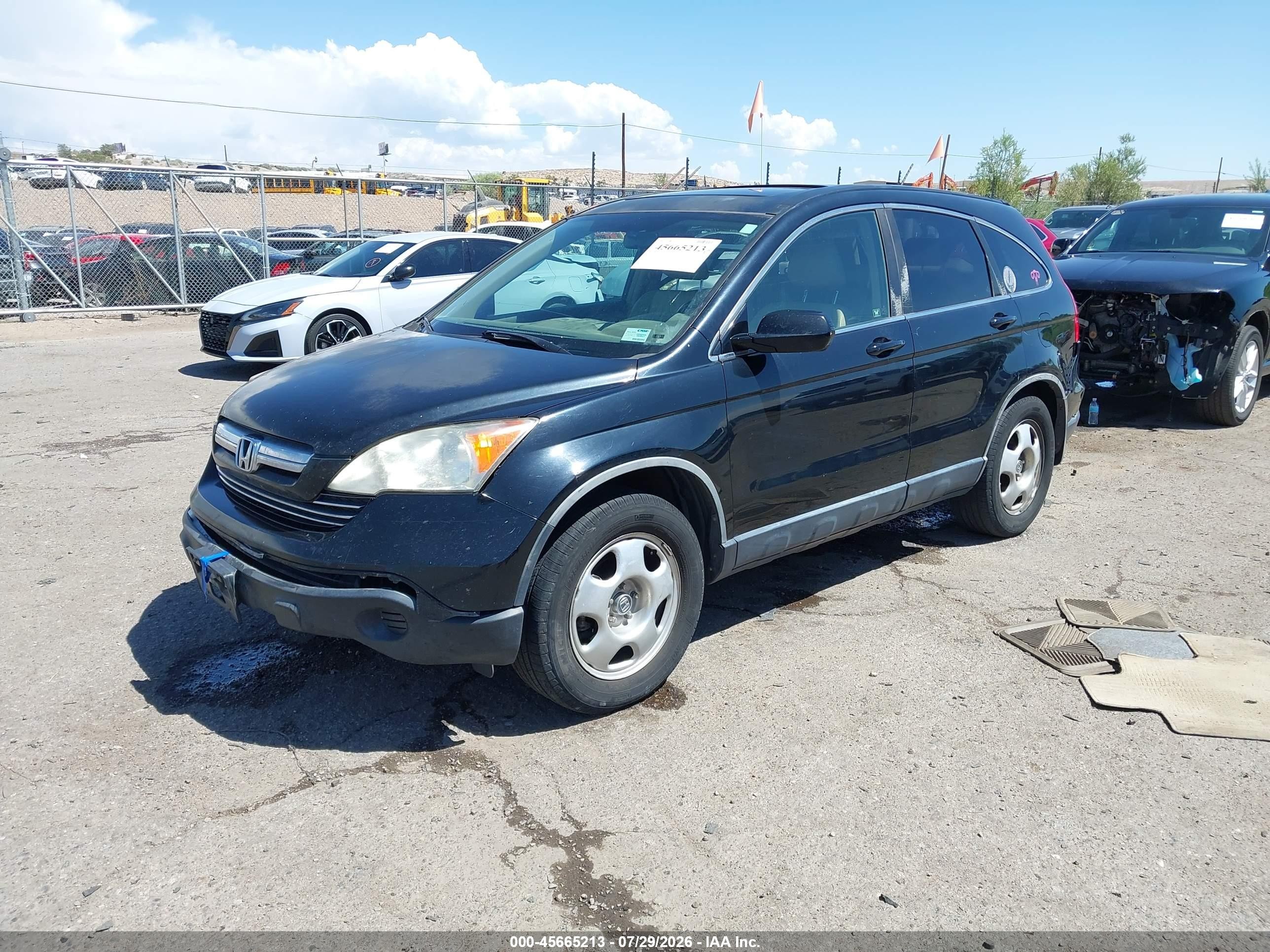2009 Honda Cr-v Ex-l Черный vin: JHLRE38759C013336