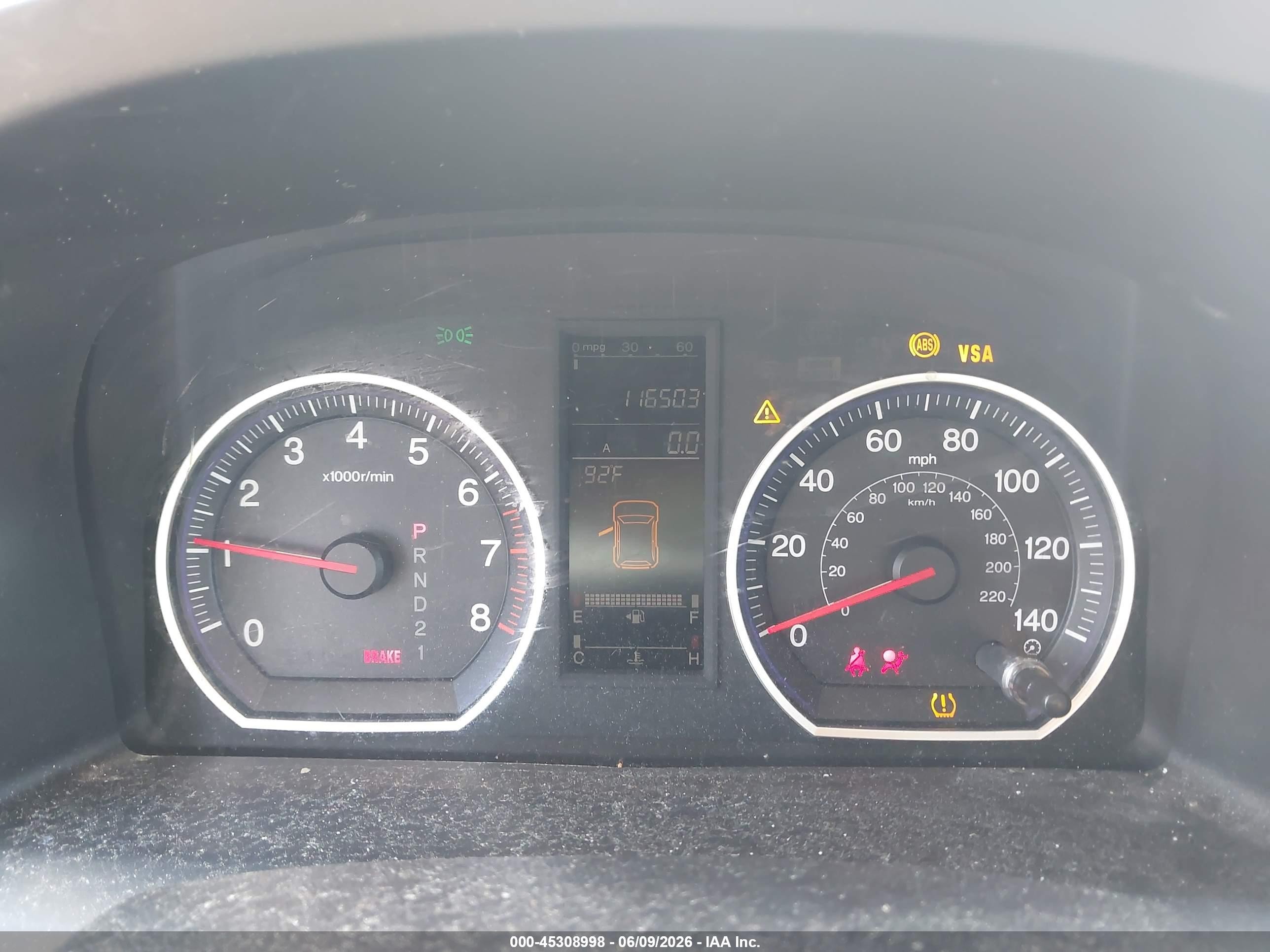 2007 Honda Cr-v Ex-l Light Blue vin: JHLRE38767C027100
