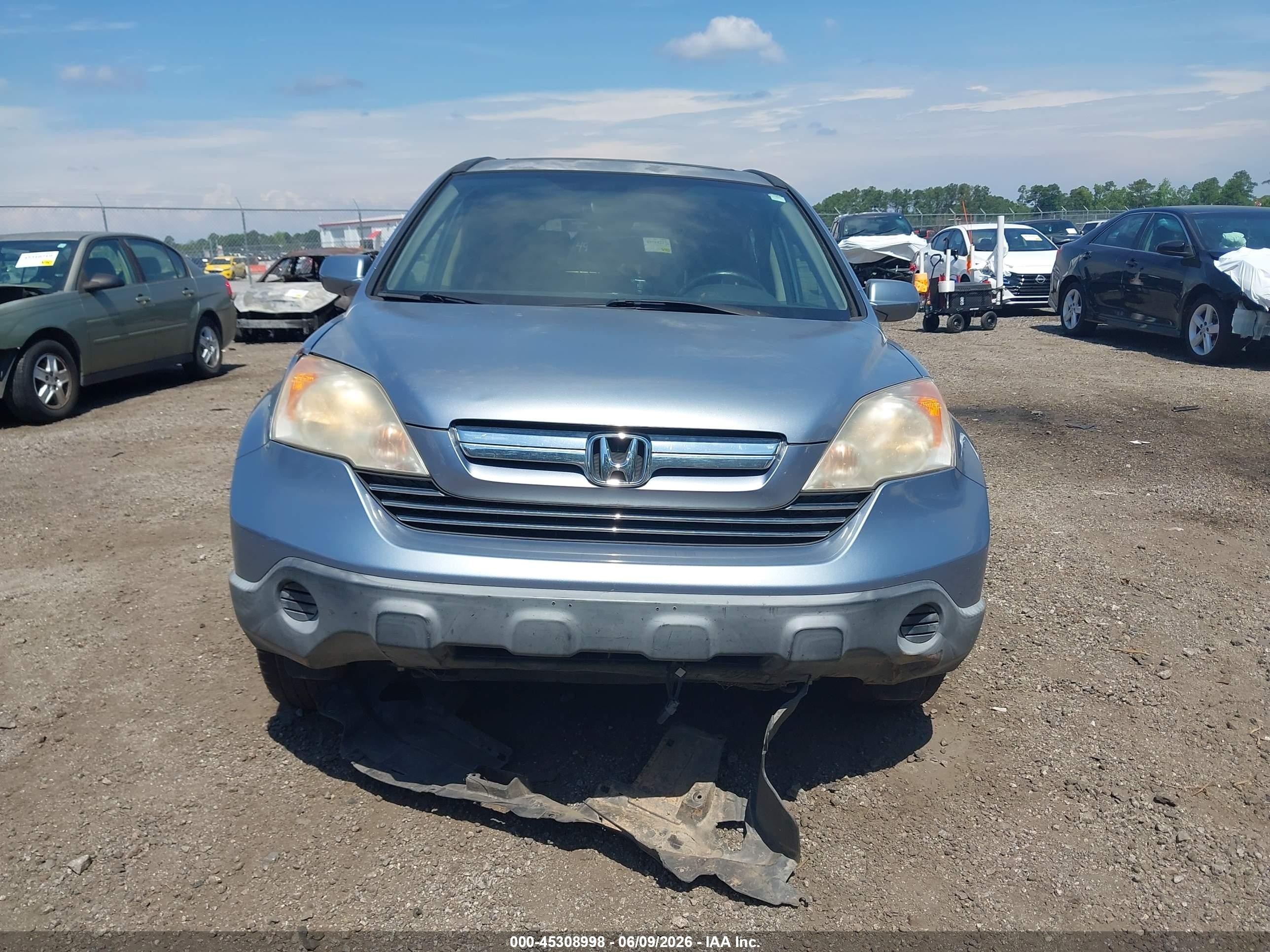 2007 Honda Cr-v Ex-l Light Blue vin: JHLRE38767C027100