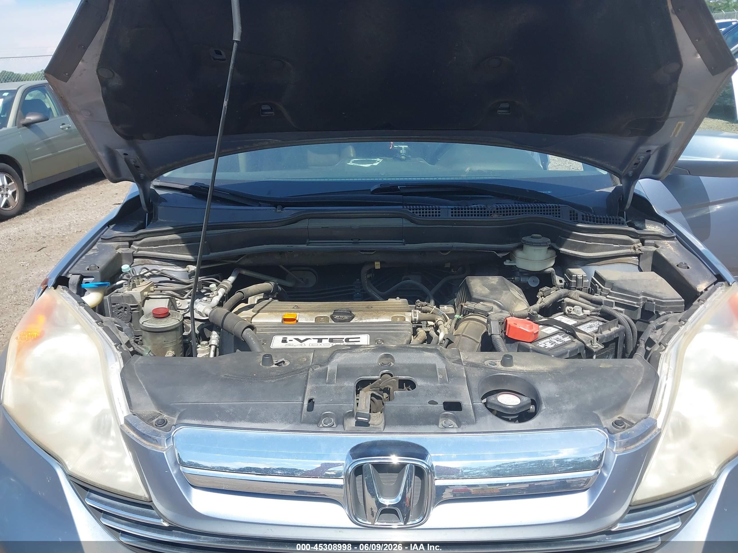 2007 Honda Cr-v Ex-l Light Blue vin: JHLRE38767C027100