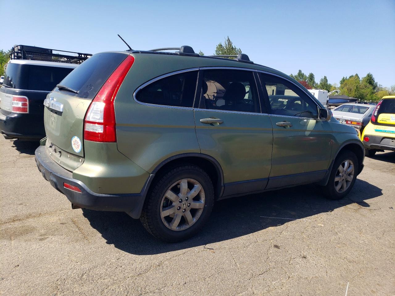 2007 Honda Cr-v Exl Green vin: JHLRE38767C052823